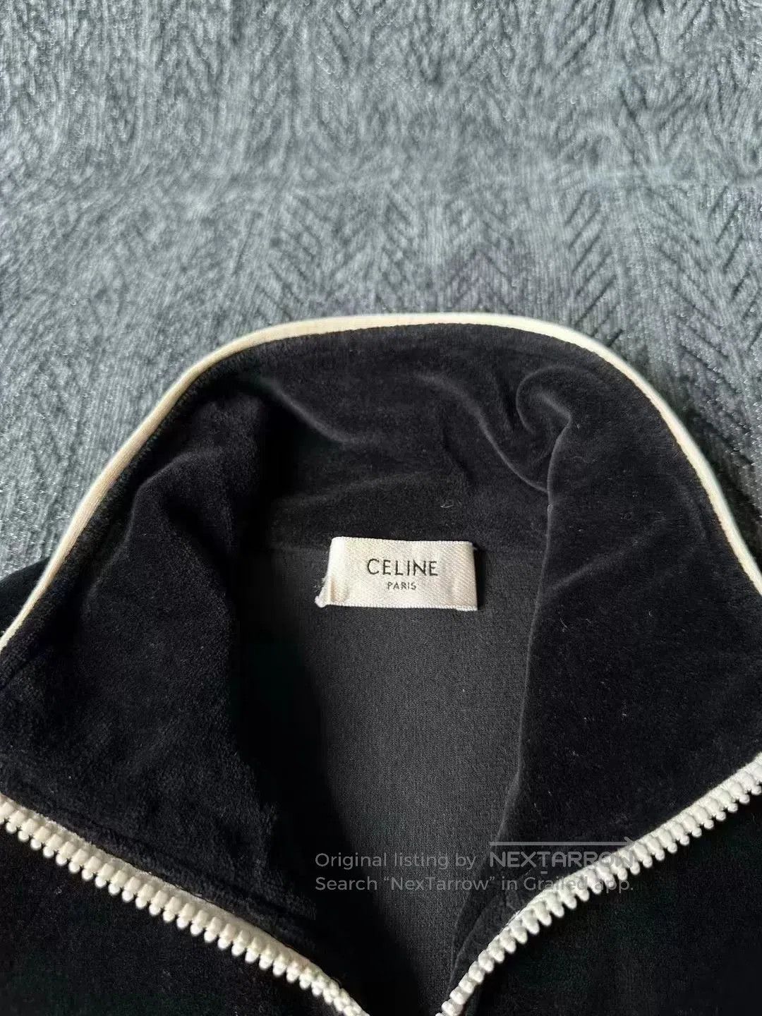 Celine celine black velvet jacket size small. Size S / US 4 / IT 40 - 3 Thumbnail