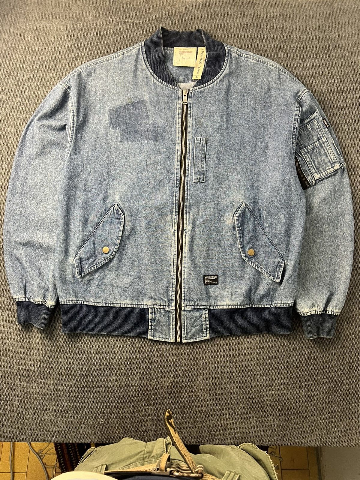 Other Mark Gonzales denim bomber jacket Size US L / EU 52-54 / 3 - 14 Thumbnail