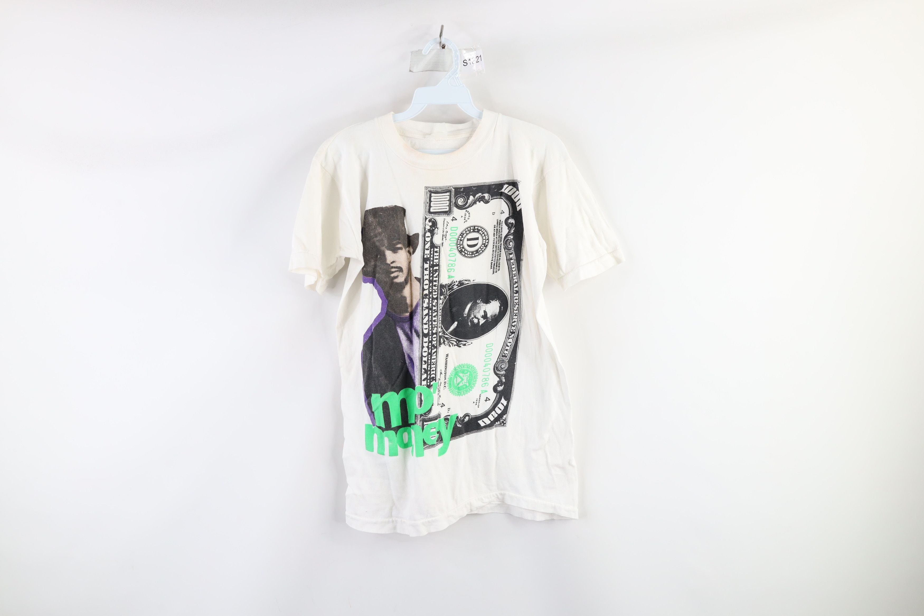 Vintage Vintage 90s Damon Wayans Mo Money Movie T-Shirt White USA Size US S / EU 44-46 / 1 - 1 Thumbnail