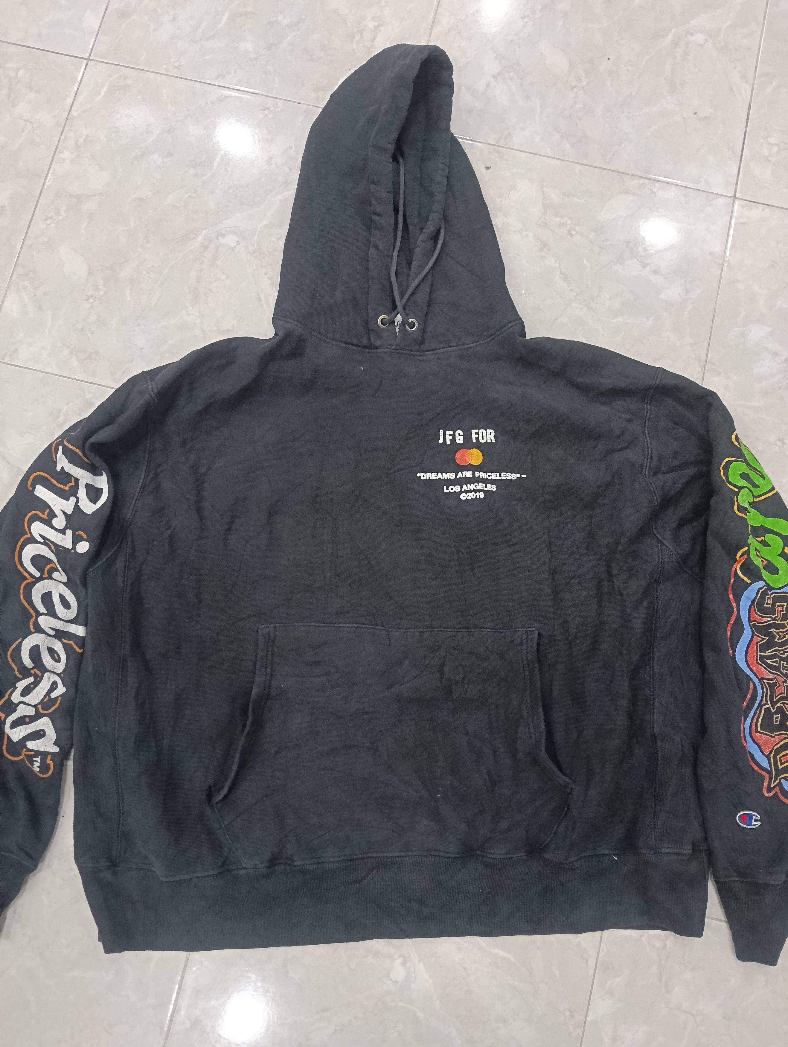 Japanese Brand Joe Fresh Goods x Champion Grafitti Hooded Size US XXL / EU 58 / 5 - 5 Thumbnail