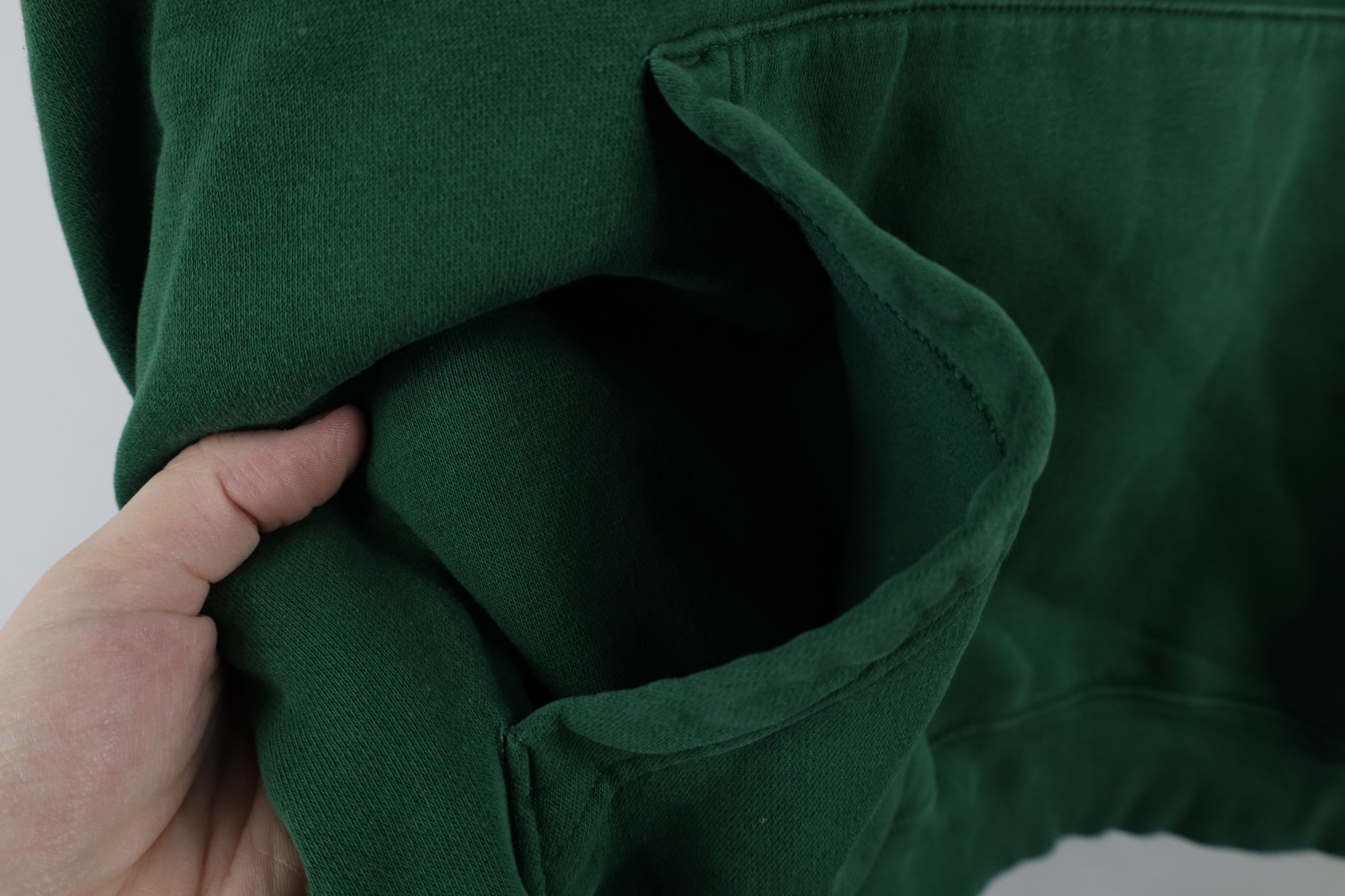 Nike × Vintage Vintage Nike Mini Swoosh Eagles Hoodie Sweatshirt Green Size US XXL / EU 58 / 5 - 7 Thumbnail