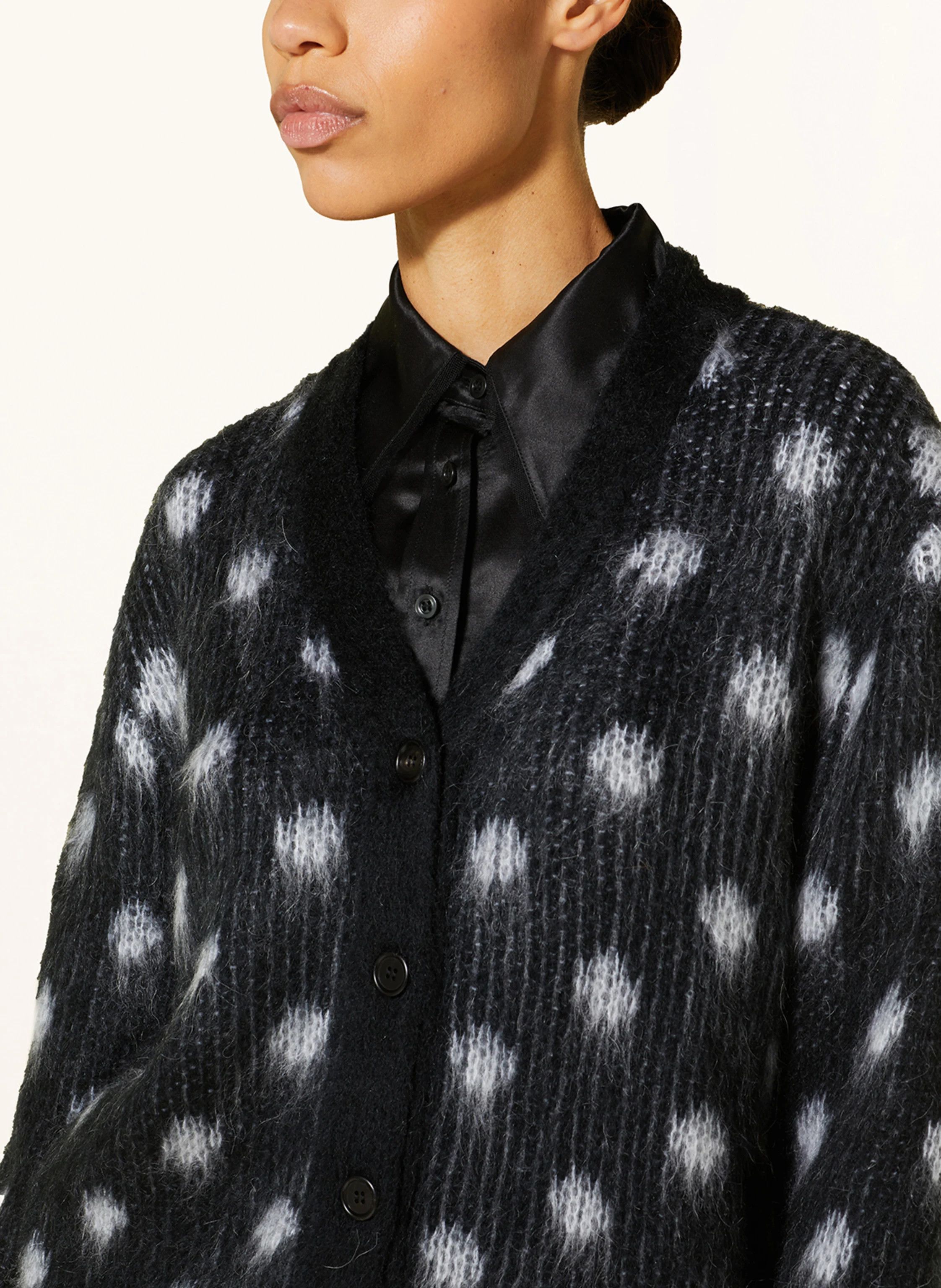 Marni o1y1125 Cardigan in Black/White Size S / US 4 / IT 40 - 4 Thumbnail