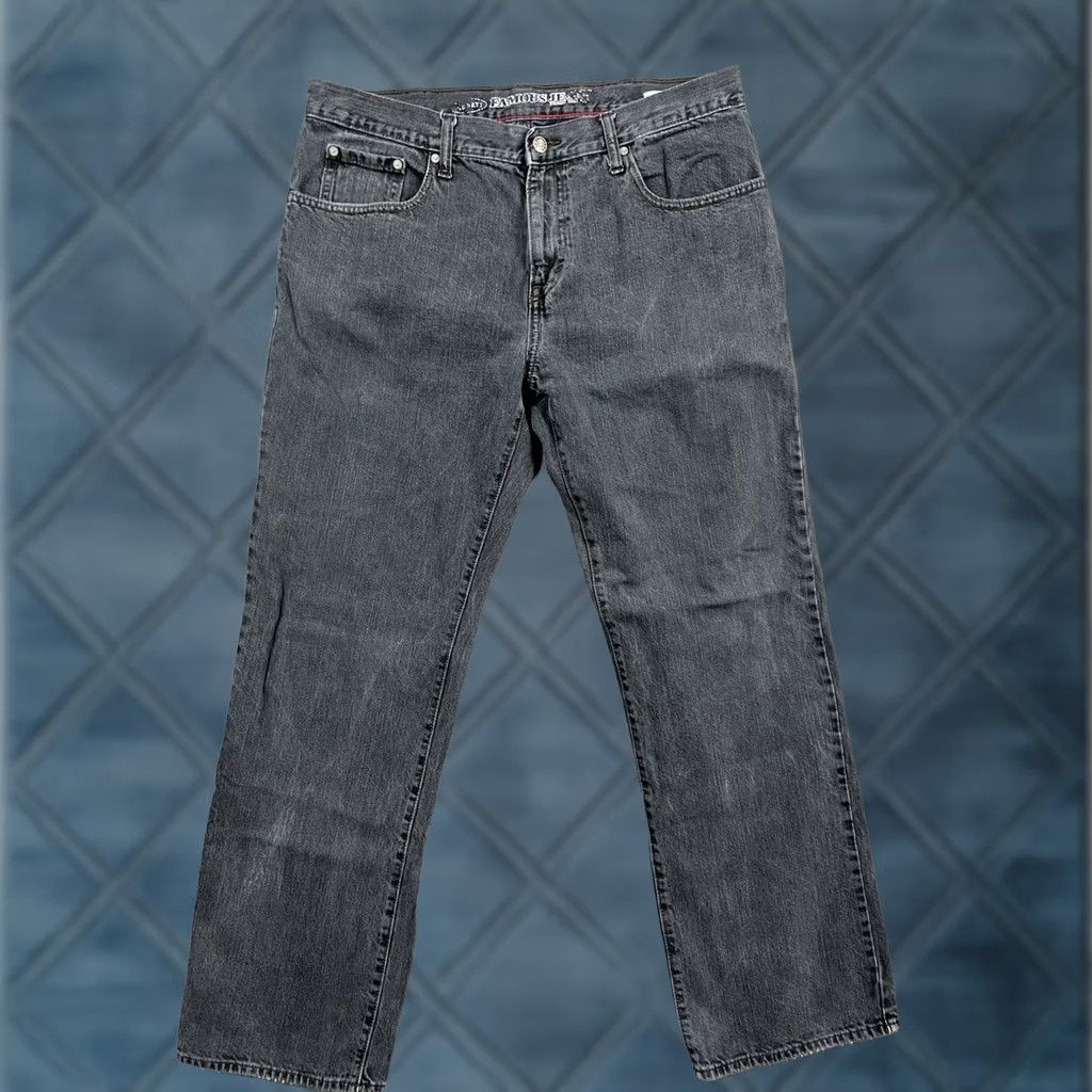 Old Navy Old Navy Famous Jeans Men's Faded Black Denim Straight Leg Casual Size 38x34 Size US 38 / EU 54 - 1 Thumbnail