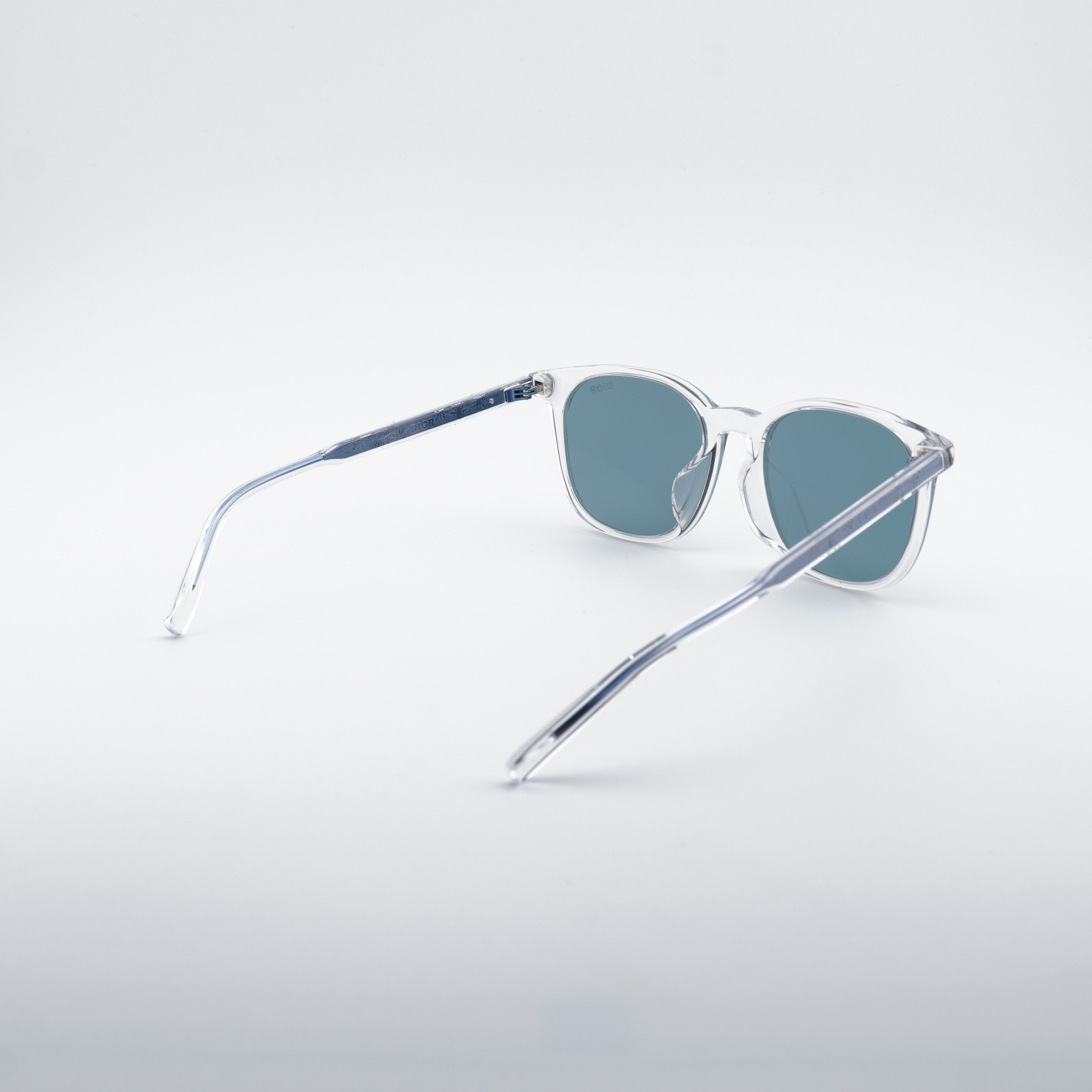 Dior Dior INDIOR S1F 85B7 Sunglasses Transparent Square Frame Size ONE SIZE - 4 Thumbnail