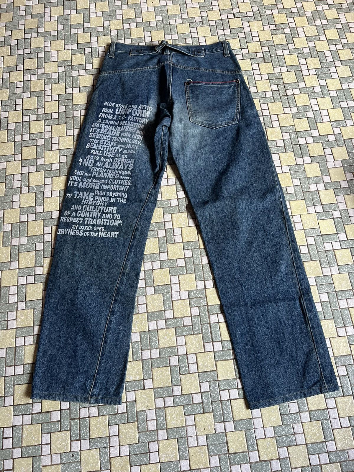 Designer × If Six Was Nine × In The Attic 👁️In The Attic Denim Jeans Size US 28 / EU 44 - 4 Thumbnail