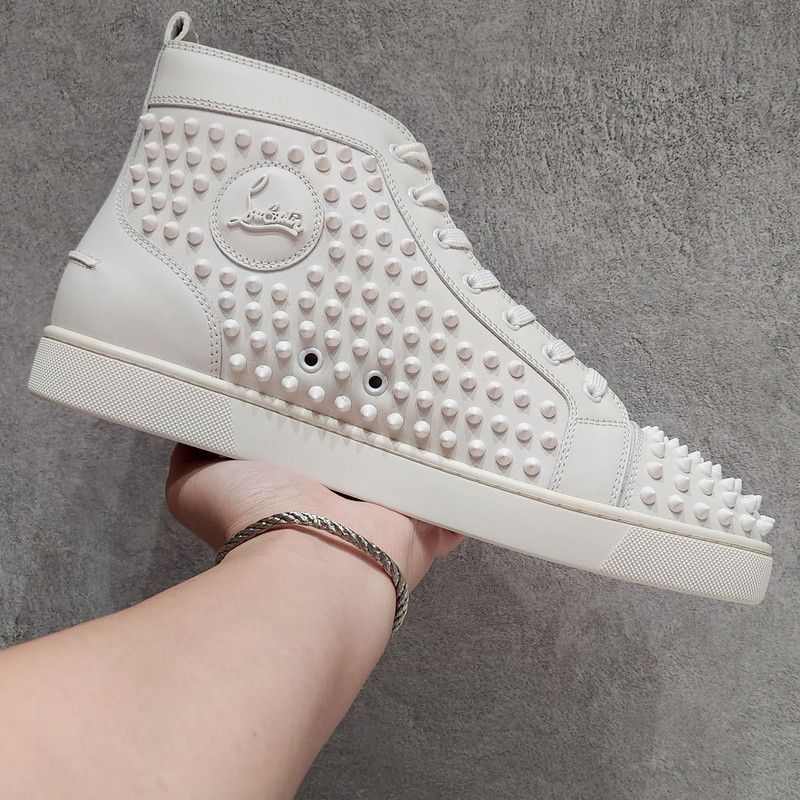 Louis Vuitton Louis Vuitton Stylish White High-Top Sneakers - Size US 11 / EU 44 - 8 Thumbnail
