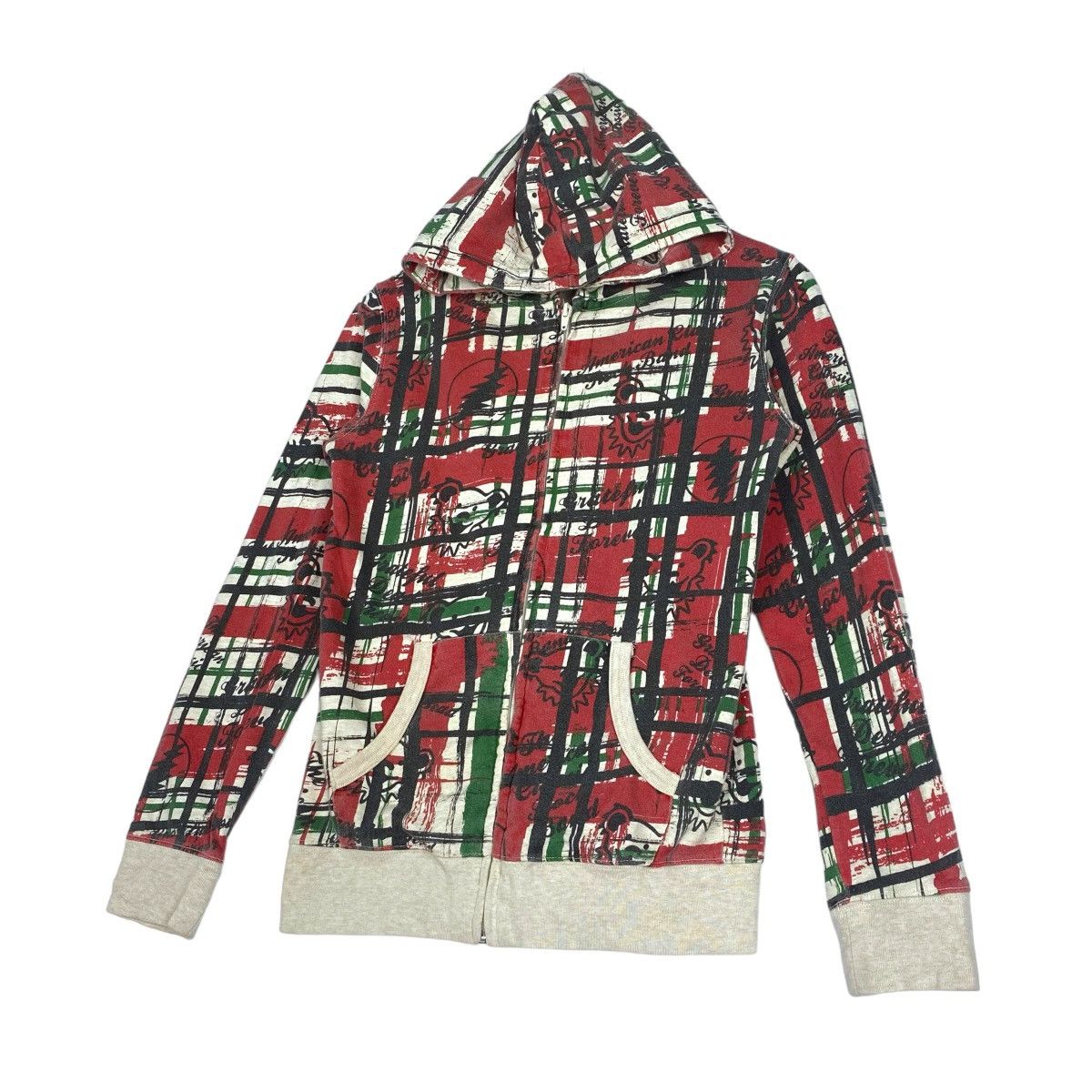 Designer × Vintage Grateful Dead Hoodie Full Print Sweatshirt Pull Over Jumper Size US M / EU 48-50 / 2 - 3 Thumbnail