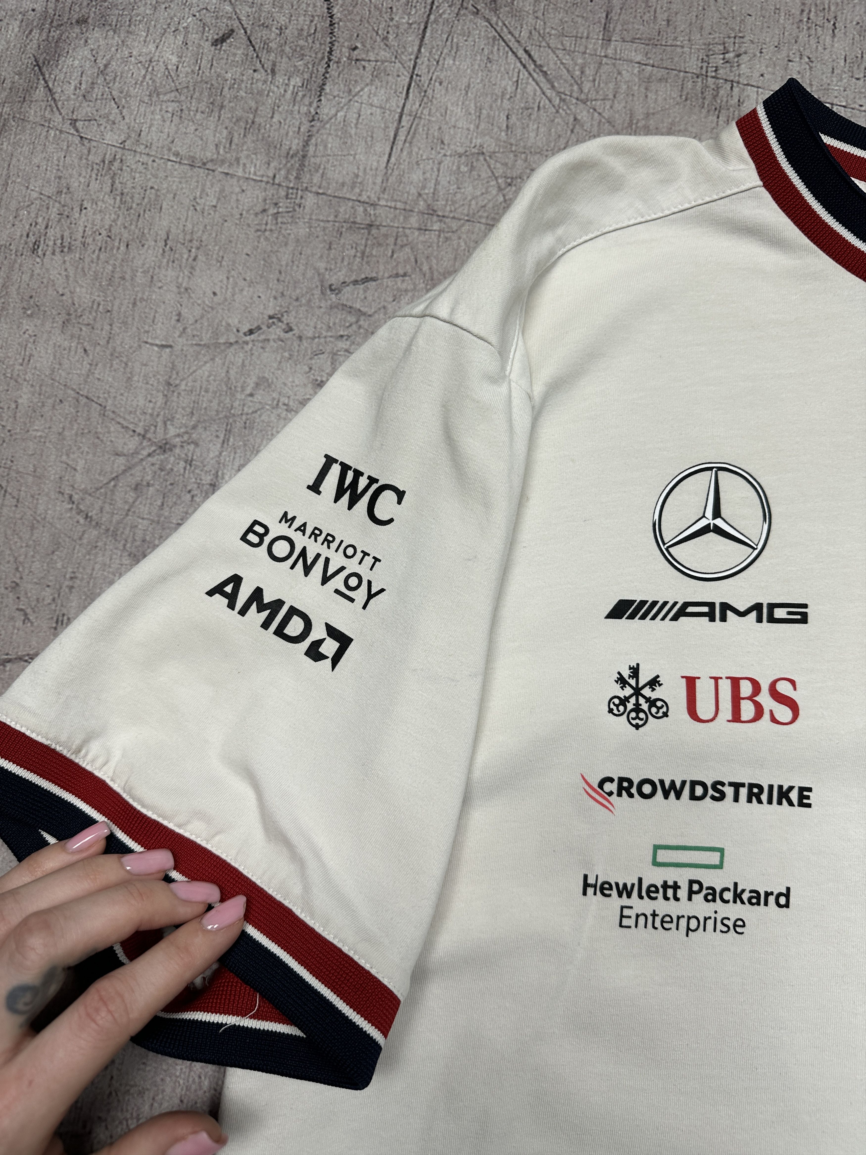 Mercedes-Benz Hugo Boss Mercedes Benz Amg Petronas Team T-Shirt Size US XXL / EU 58 / 5 - 3 Thumbnail