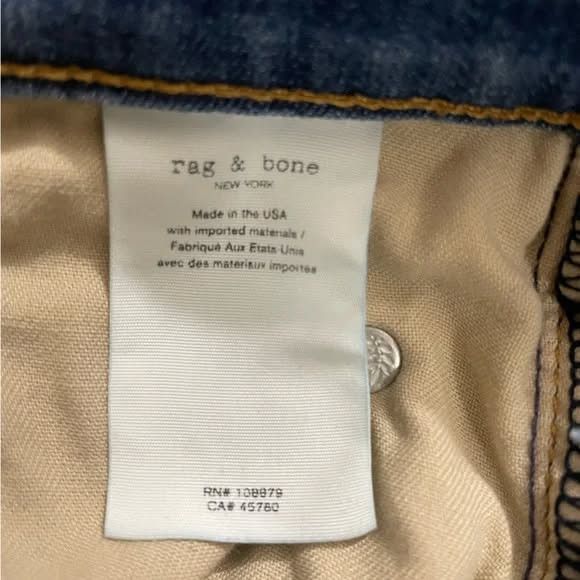 Rag & Bone Lucky Rouge Size 29" - 7 Thumbnail