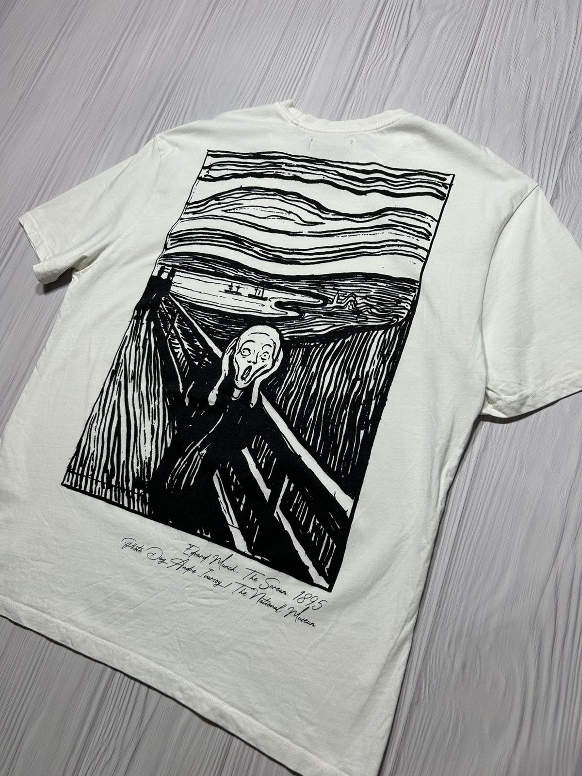 Vintage Edward Munch The Scream 1895 T-Shirt Big Logo Size XXL Size US XXL / EU 58 / 5 - 2 Thumbnail