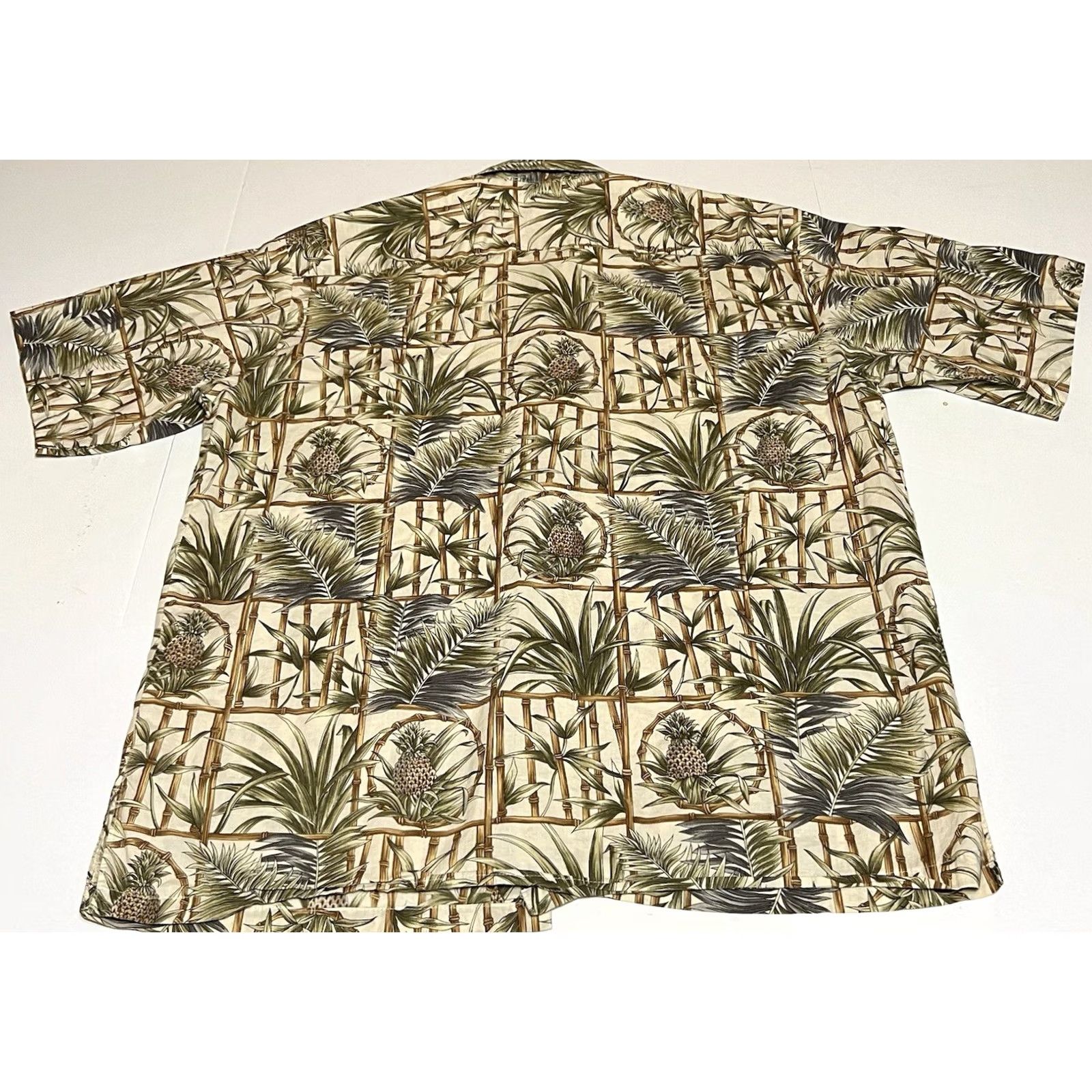 Tori Richard Tori Richard Hawaiian Shirt Mens XL Button-Up Camp Cotton Floral Pineapple Aloha Size US XL / EU 56 / 4 - 3 Thumbnail