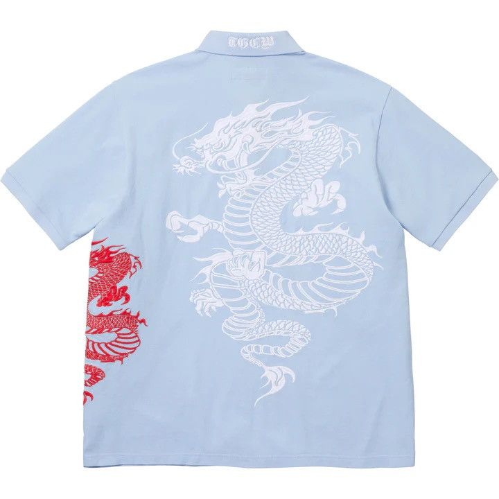 Supreme × The Great China Wall Supreme The Great China Wall Dragon Polo Blue SS26 Size US XL / EU 56 / 4 - 2 Thumbnail