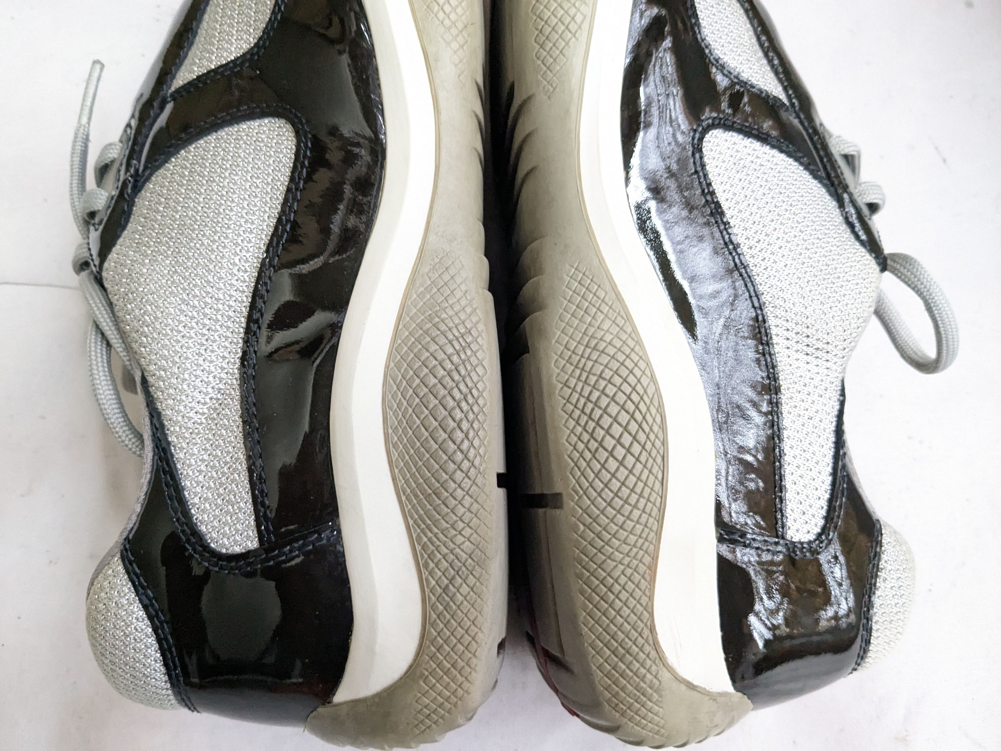Prada Prada America's Cup Black Patent Leather 13 Silver Size US 13 / EU 46 - 7 Thumbnail