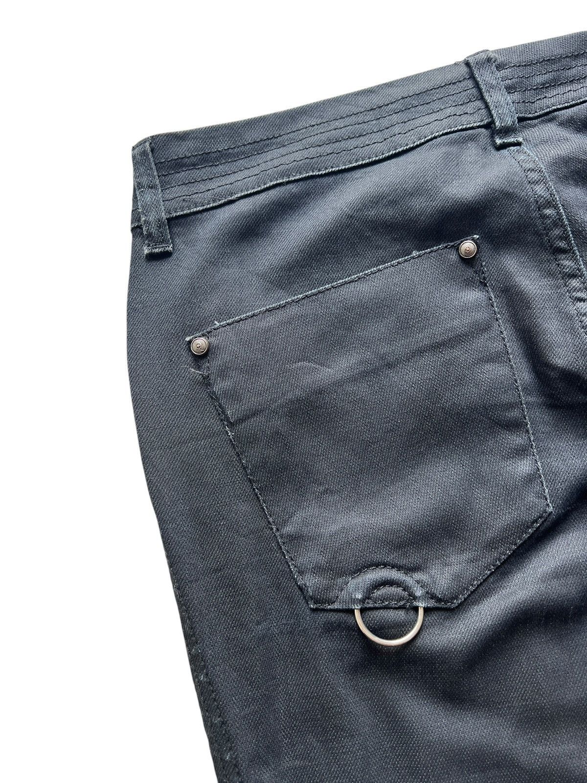 Alexander McQueen Alexander McQueen Coated Black Slim Jeans Size 30" / US 8 / IT 44 - 8 Thumbnail