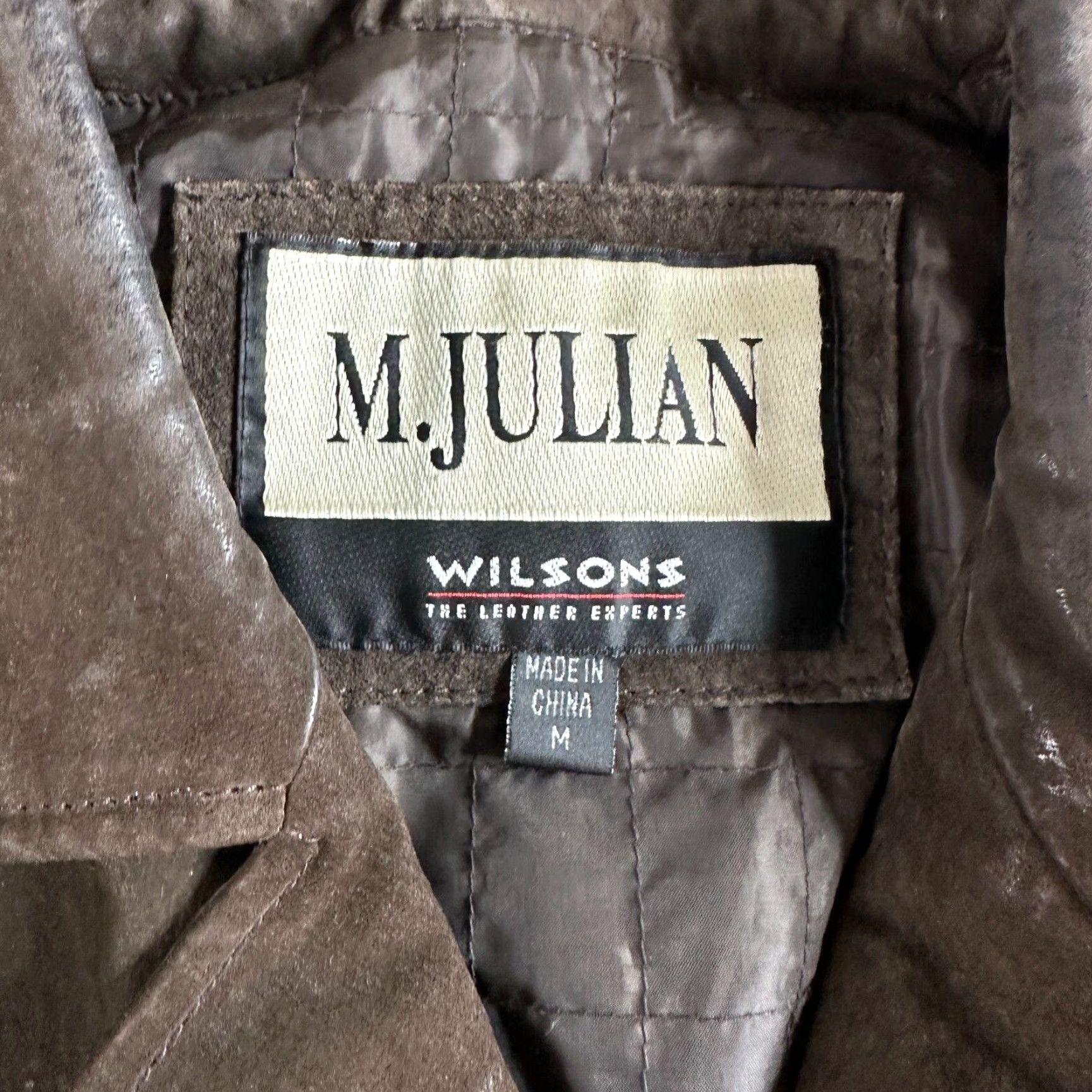 Vintage VINTAGE Wilsons Leather Jacket Mens M 90s Style Brown Leather Overcoat Shirt Jacket Casual Mens 90s Wilsons Leather M Brown Jacket Size US M / EU 48-50 / 2 - 4 Thumbnail