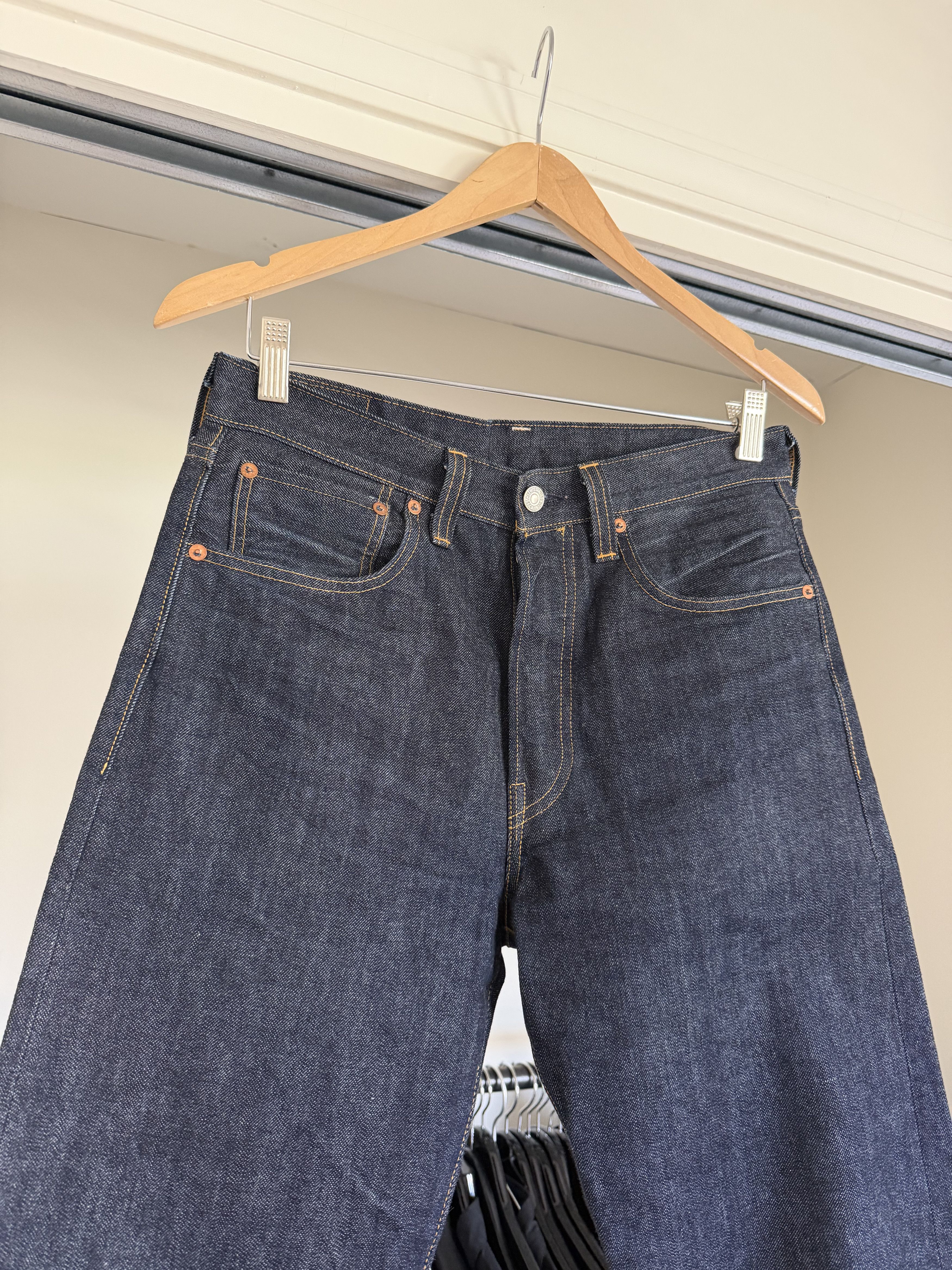 Levi's Vintage Clothing 1947 501XX Big E Selvedge Denim Size US 30 / EU 46 - 2 Thumbnail