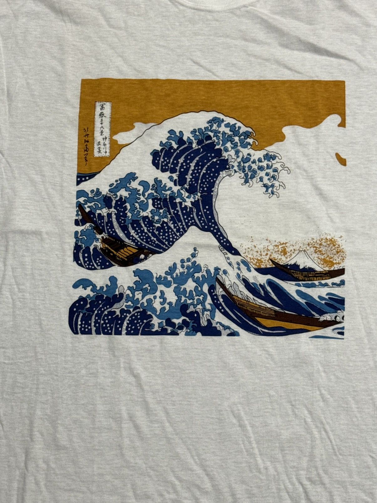Japanese Brand Men's Large Hokusai Great Wave T-Shirt Size US L / EU 52-54 / 3 - 3 Thumbnail