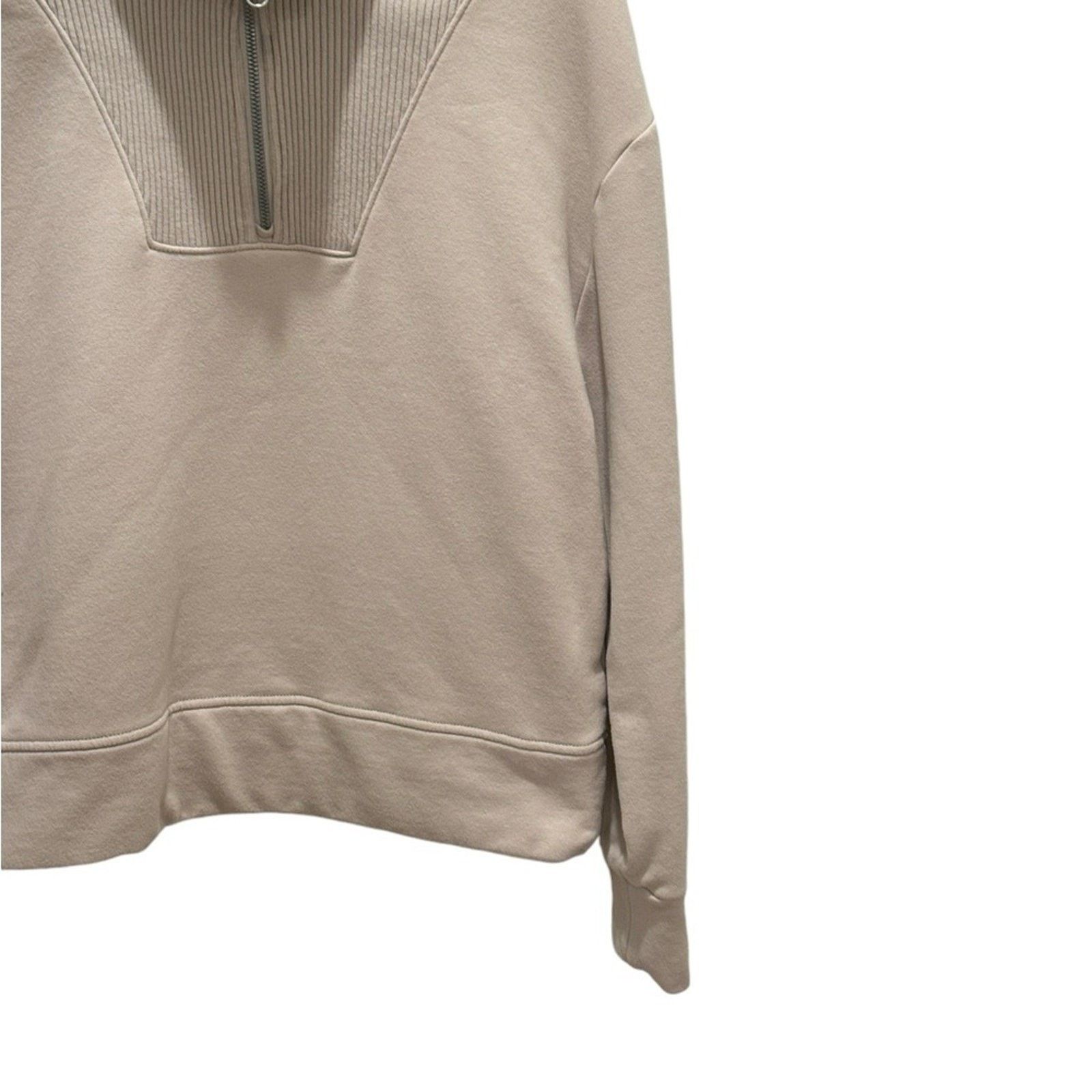 Athleta Athleta Retroplush Cream Revive Half Zip Sweatshirt Size SP Size S / US 4 / IT 40 - 4 Thumbnail