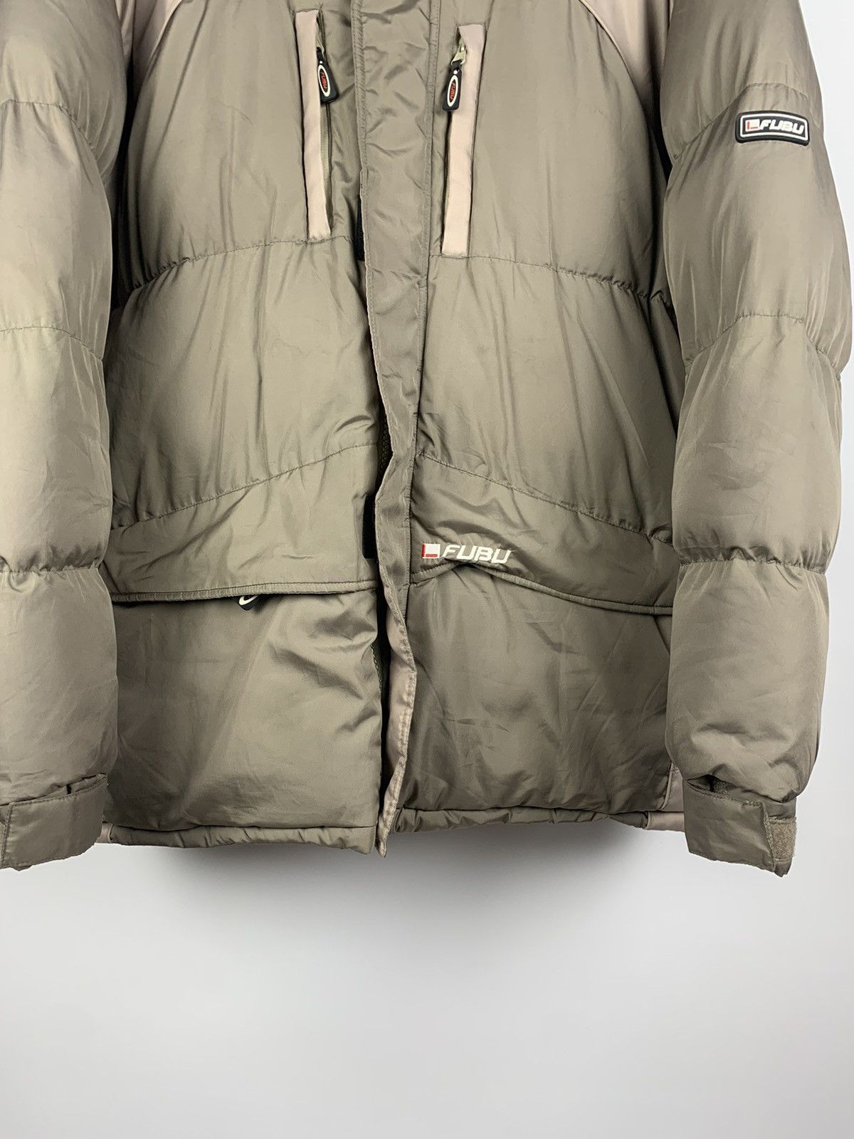 Fubu Vintage Fubu Full Zip Puffer Down Jacket Embroidered Logo Size US XXL / EU 58 / 5 - 3 Thumbnail