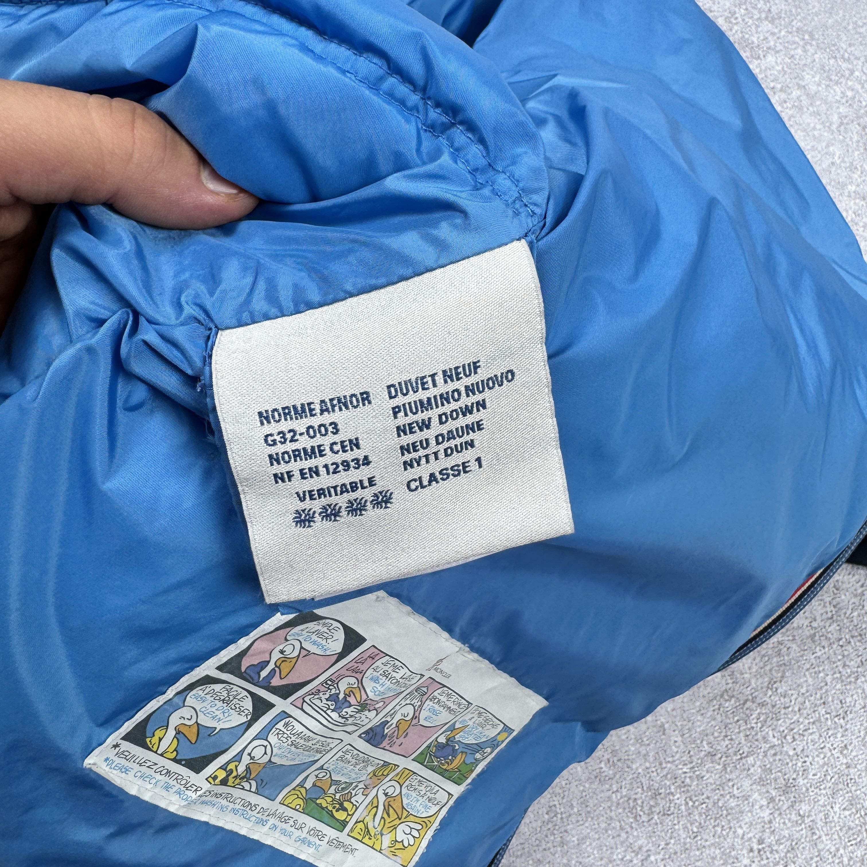 Moncler Original Moncler Gaston Blue Puffer Nylon Jacket Size 14Y Size US S / EU 44-46 / 1 - 14 Thumbnail