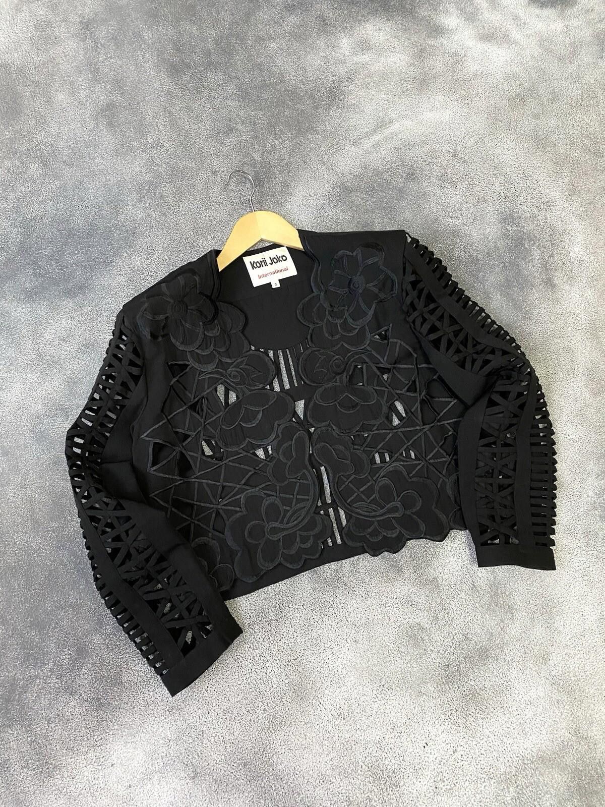 Other Korii Joko International Floral Embroidery Cropped Jacket Size M / US 6-8 / IT 42-44 - 2 Thumbnail