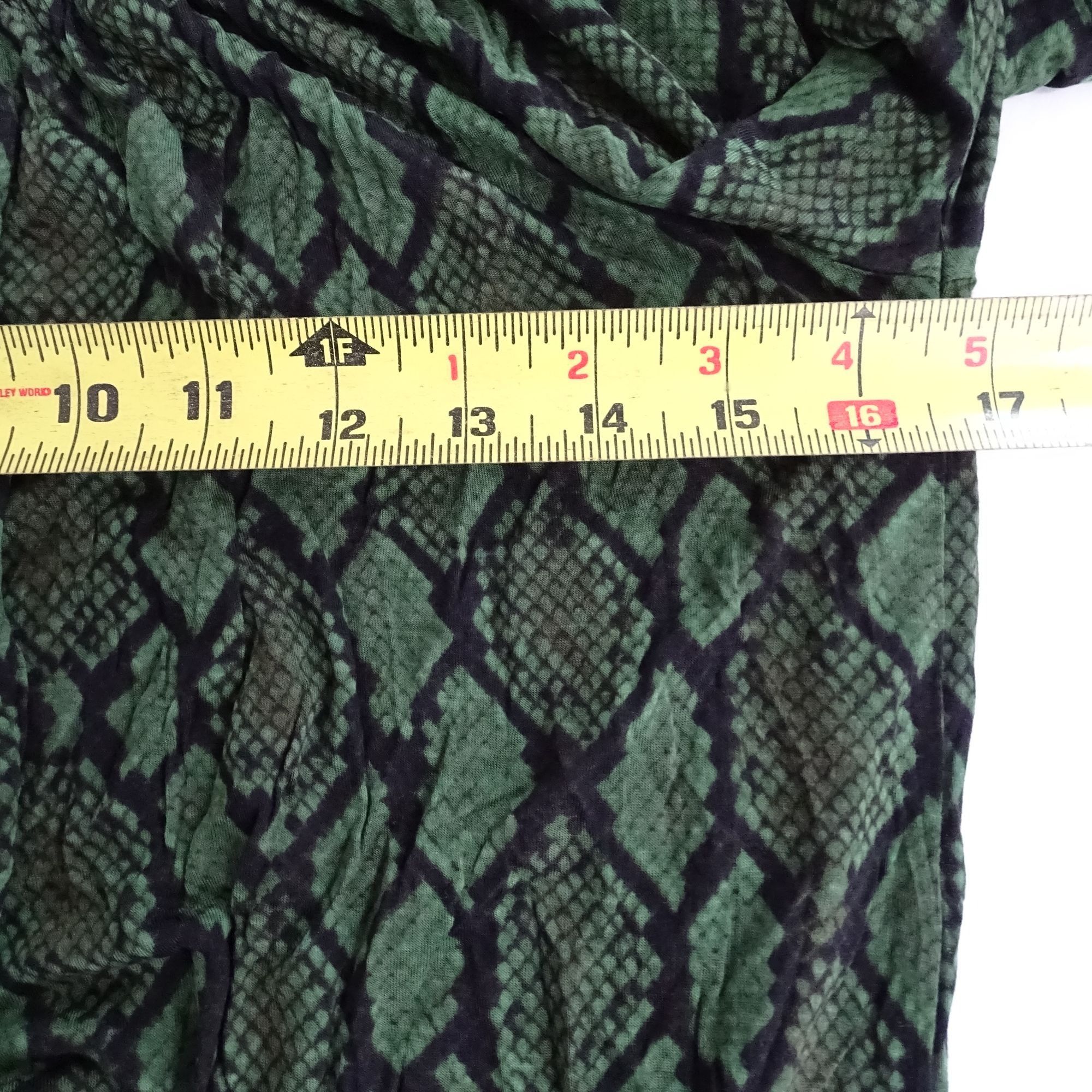 Michael Kors Michael Michael Kors Green Snake Print Knit Top Women Size P Size XXS / US 00 / IT 34 - 9 Thumbnail