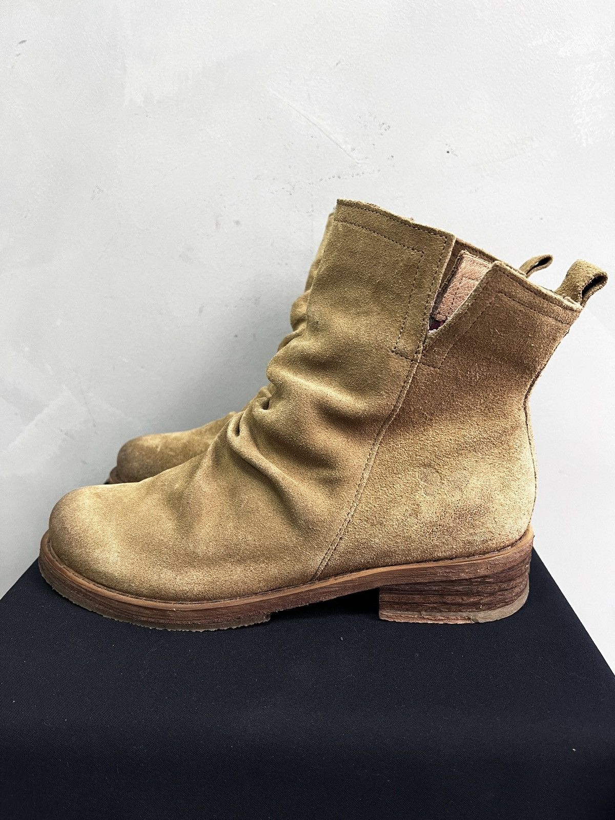 A.S.98 Hedi slimane style suede leather boots hype japanese Size US 7.5 / EU 40-41 - 8 Thumbnail