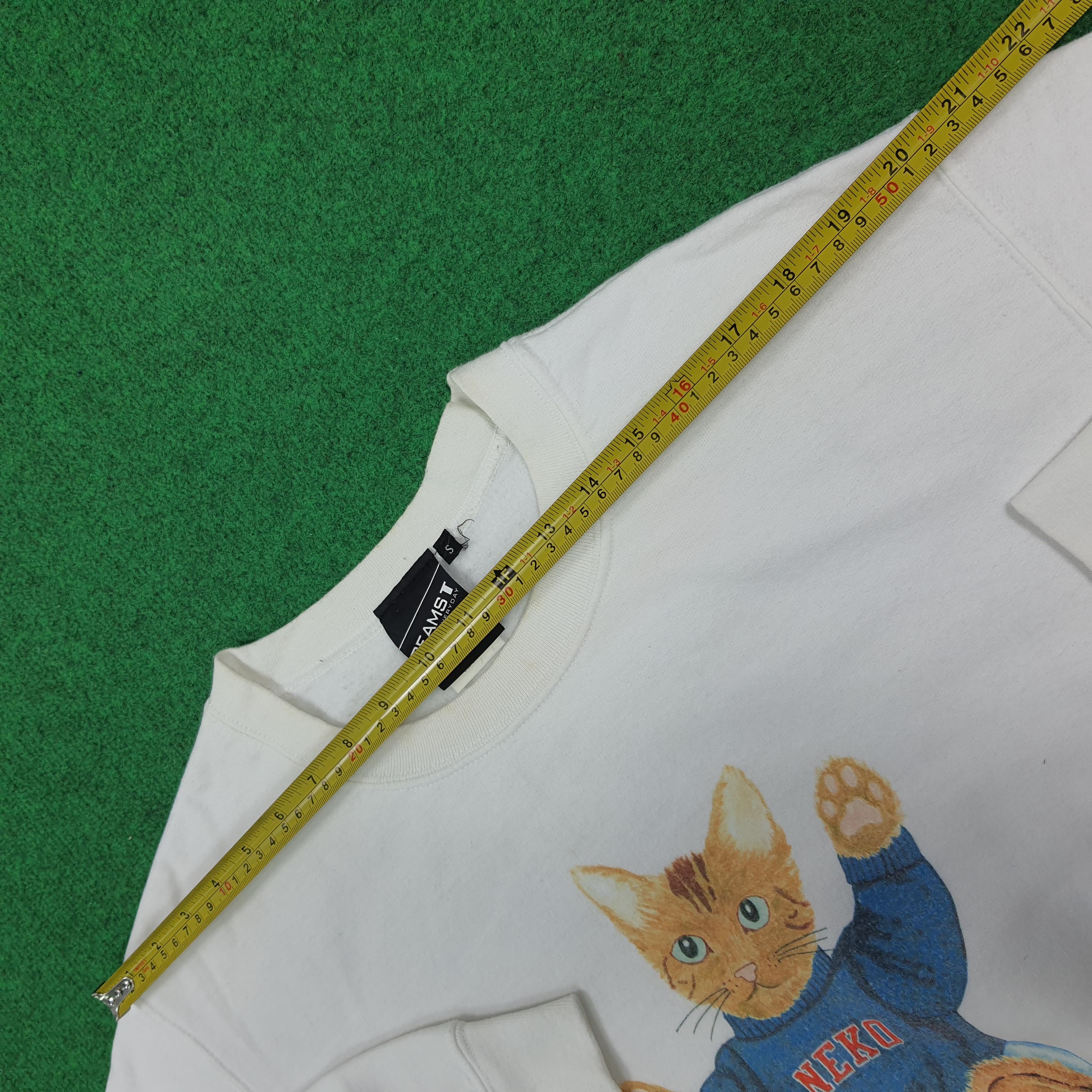 Beams Plus Vintage BEAMS T Neko Graphic Sweatshirt C287N31 Size US S / EU 44-46 / 1 - 9 Thumbnail