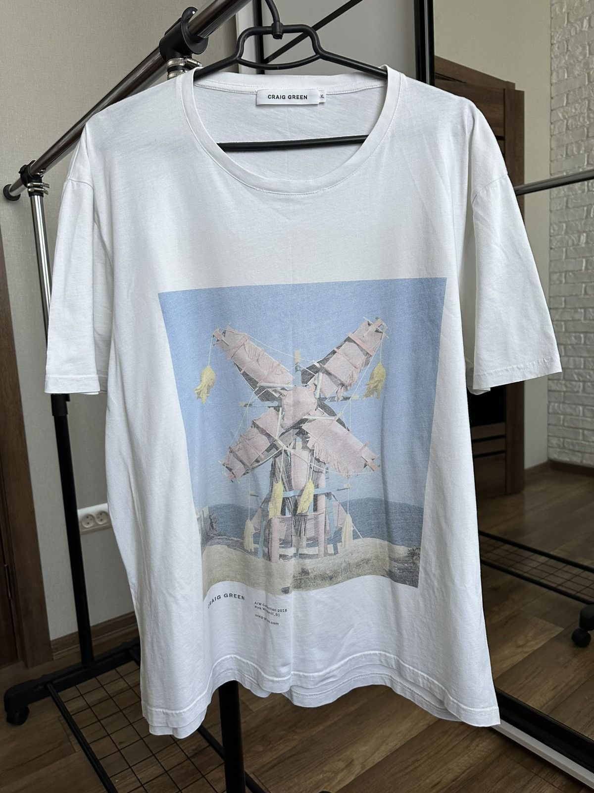 Craig Green A/W 2018 Craig Green Windmill Logo T-Shirt Size US XL / EU 56 / 4 - 2 Thumbnail