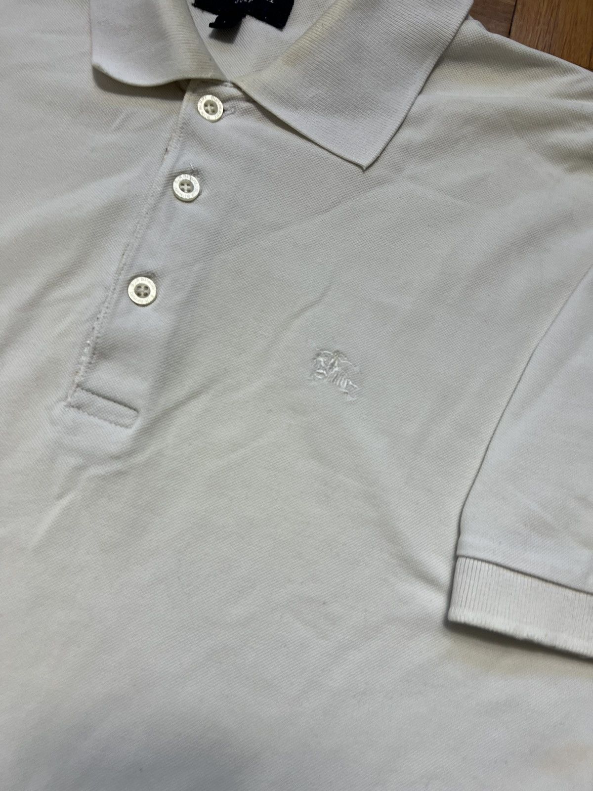 Burberry × Vintage Polo Shirt Burberry Golf white vintage Size US L / EU 52-54 / 3 - 5 Thumbnail