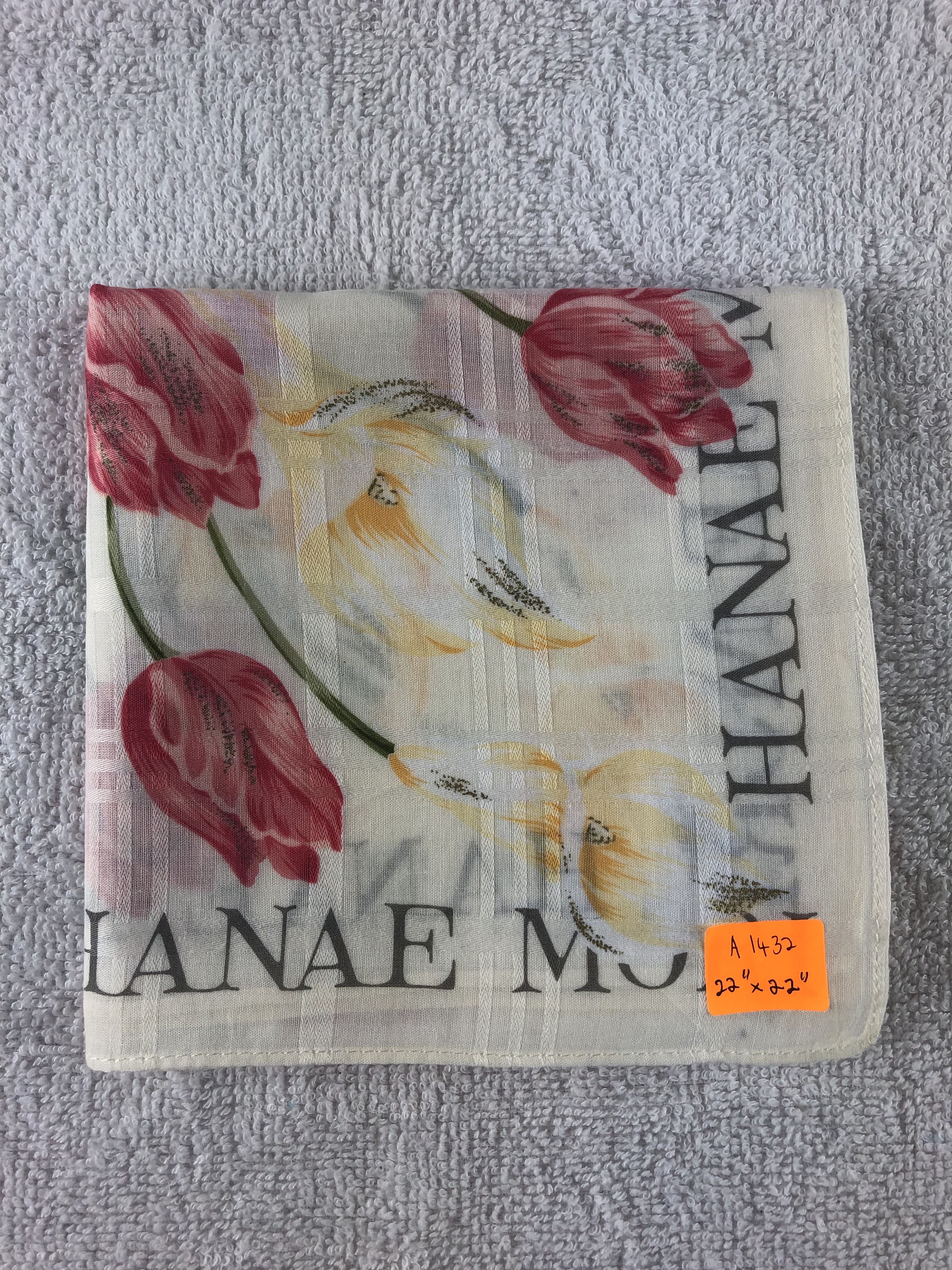 Hanae Mori × Japanese Brand × Vintage Hanae Mori Handkerchief / Bandana / Neckerchief Size ONE SIZE - 6 Thumbnail