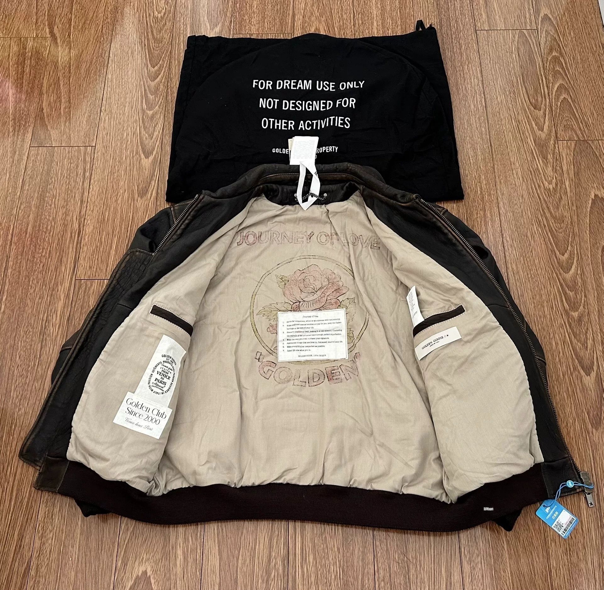 Golden Goose Golden Goose Louis Aviator Sheep Leather Jacket Size US S / EU 44-46 / 1 - 3 Thumbnail