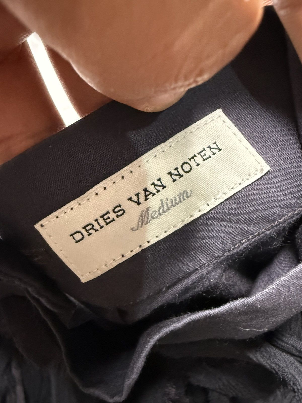 Dries Van Noten Dries Van Noten Frill Silk Attached Detail Shirt Size US M / EU 48-50 / 2 - 8 Thumbnail