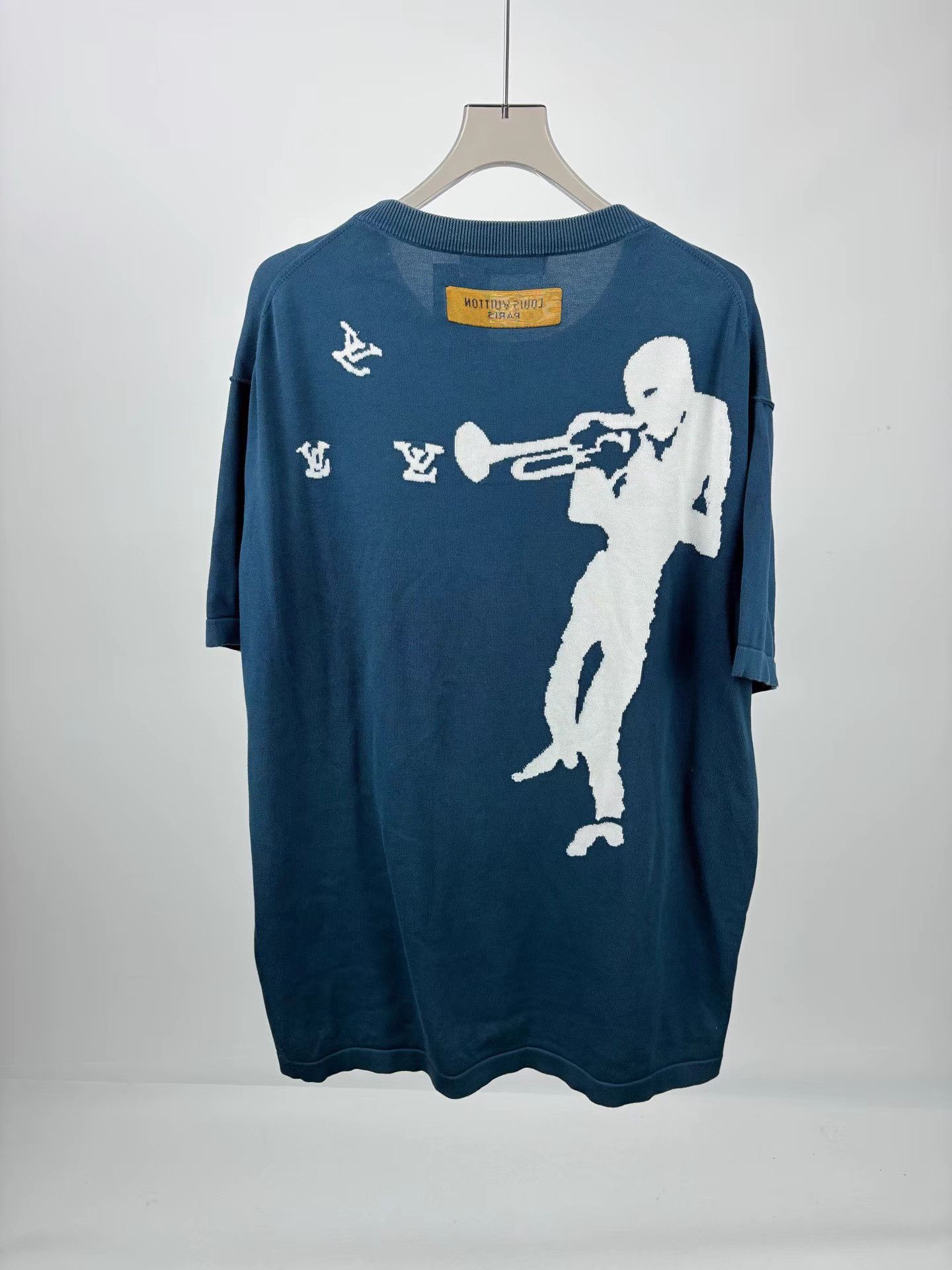 Louis Vuitton LOUIS VUITTON LV The Piper Knit Short Sleeve Size US XXL / EU 58 / 5 - 1 Thumbnail
