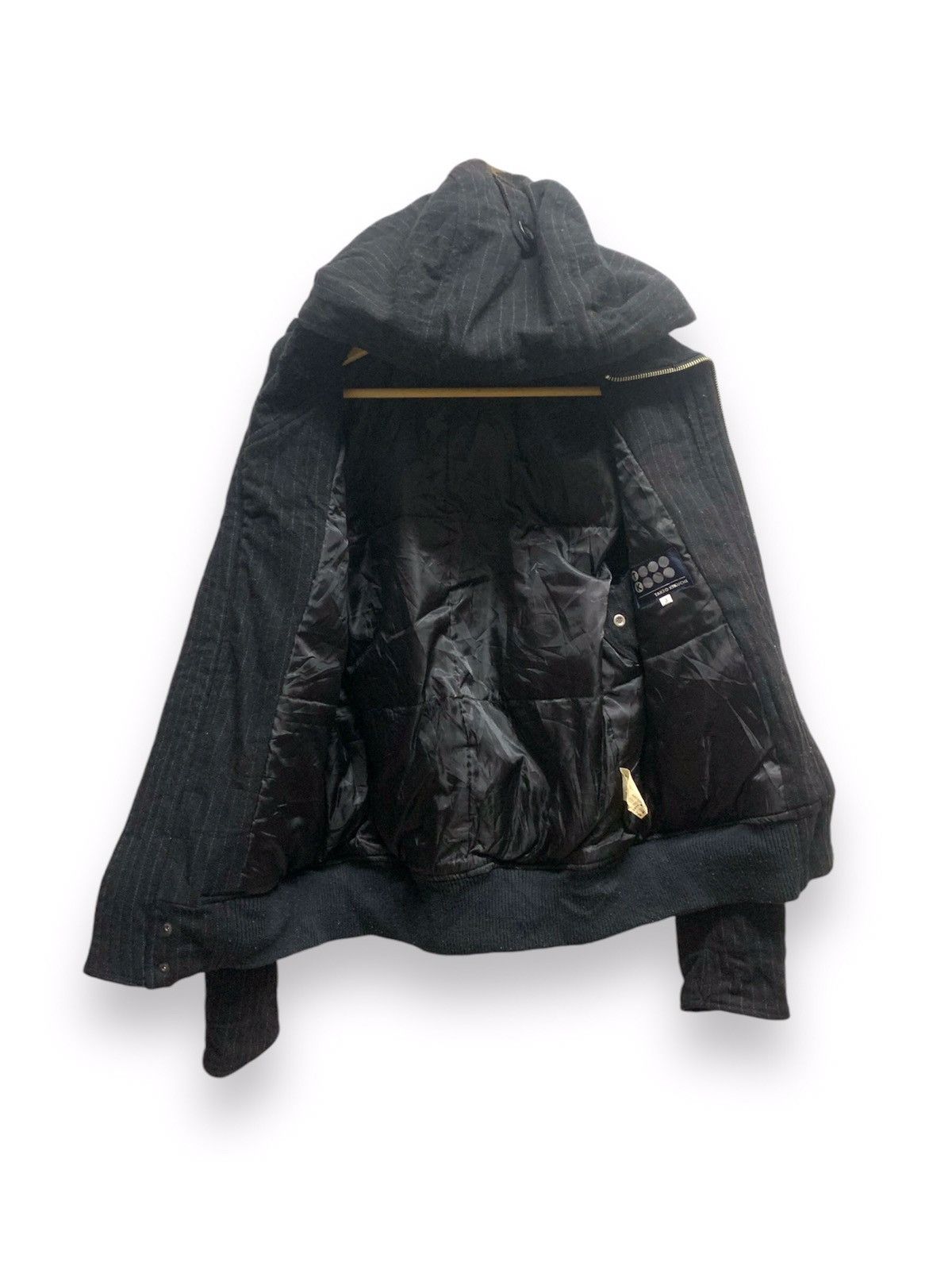 Designer × Takeo Kikuchi × Vintage TAKEO KIKUCHI Bomber Hoodie Jacket Zipper Size US L / EU 52-54 / 3 - 7 Thumbnail