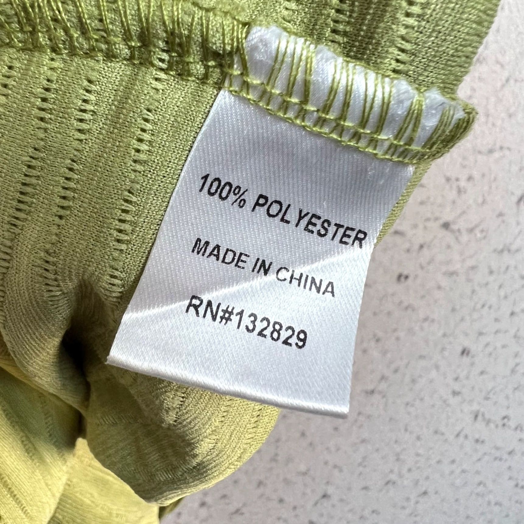 superdown Superdown Womens Medium Textured Olive Green Mini Skirt Elastic Waist Polyester Size 32" / US 10 / IT 46 - 4 Thumbnail