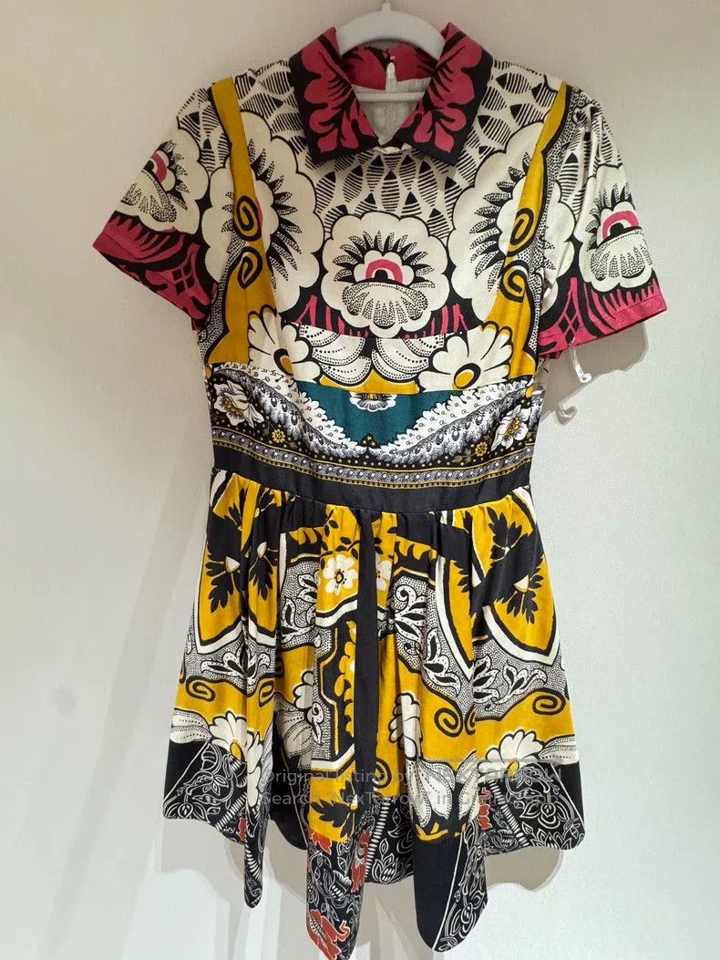 Valentino Valentino Vintage printed shirt dress Size S / US 4 / IT 40 - 1 Thumbnail