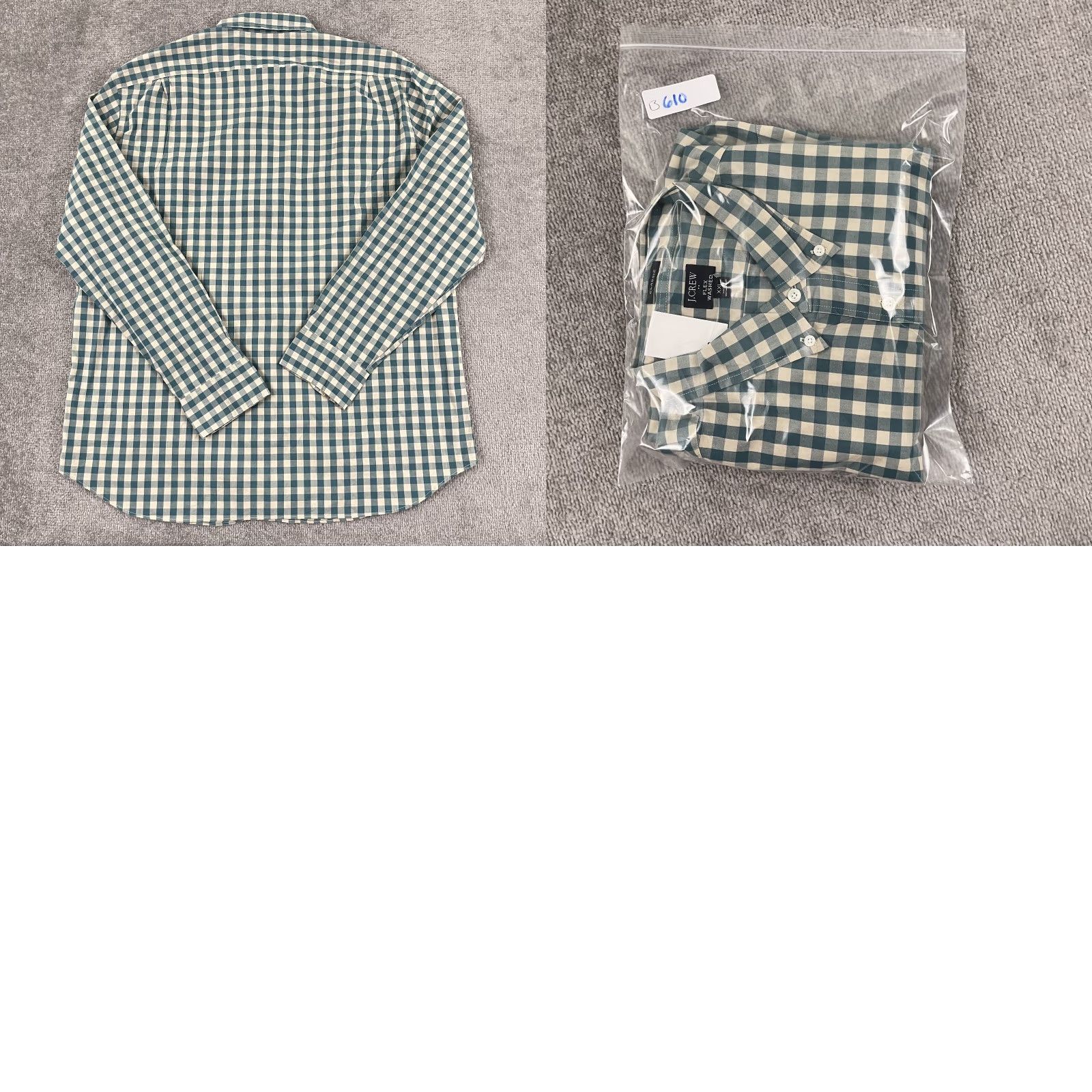 J.Crew J.CREW Shirt Mens 2XL Classic Fit Button-Down Long Sleeve Plaid Multicolor Green Brown New Size US XXL / EU 58 / 5 - 8 Thumbnail