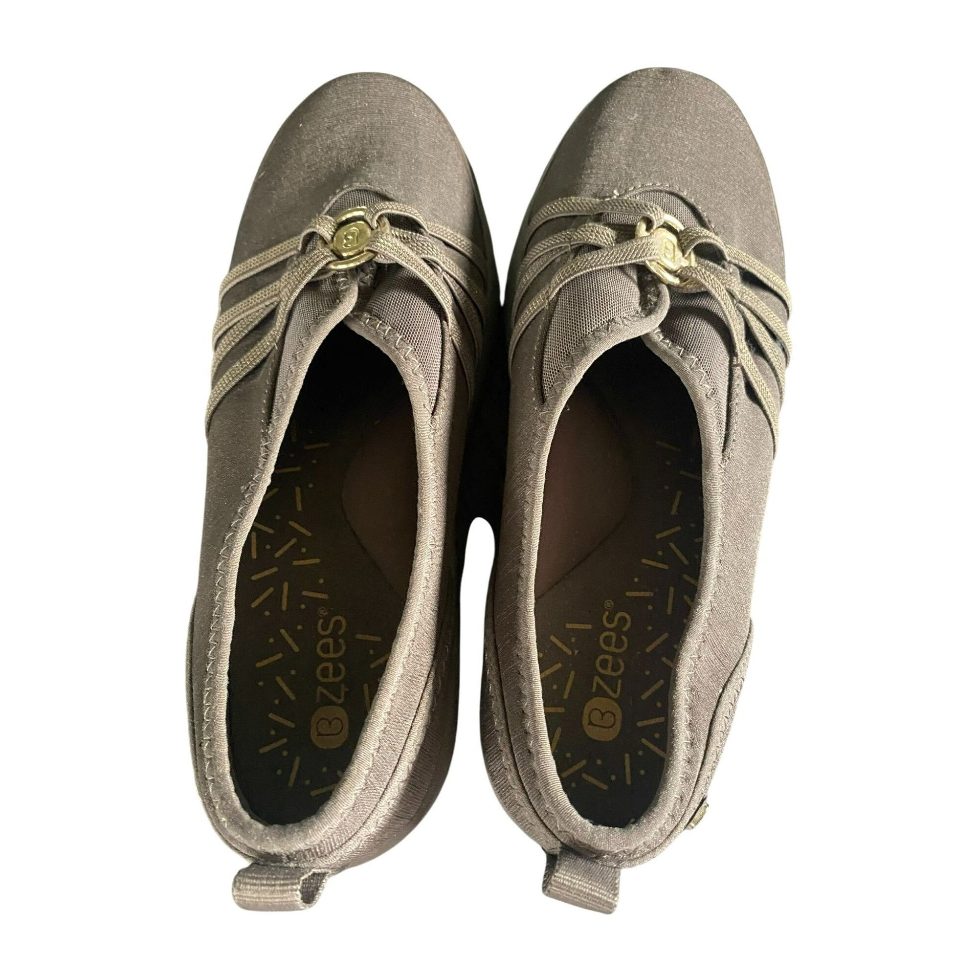 Other Bzees Womens Washable Slip-On Flats With Stretch Fabric & De Size US 7 / IT 37 - 2 Thumbnail