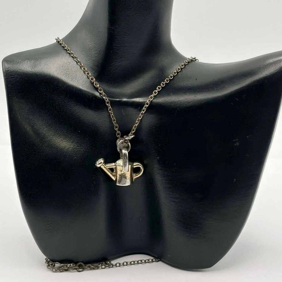 Other Silver Watering Can Necklace Size ONE SIZE - 1 Thumbnail