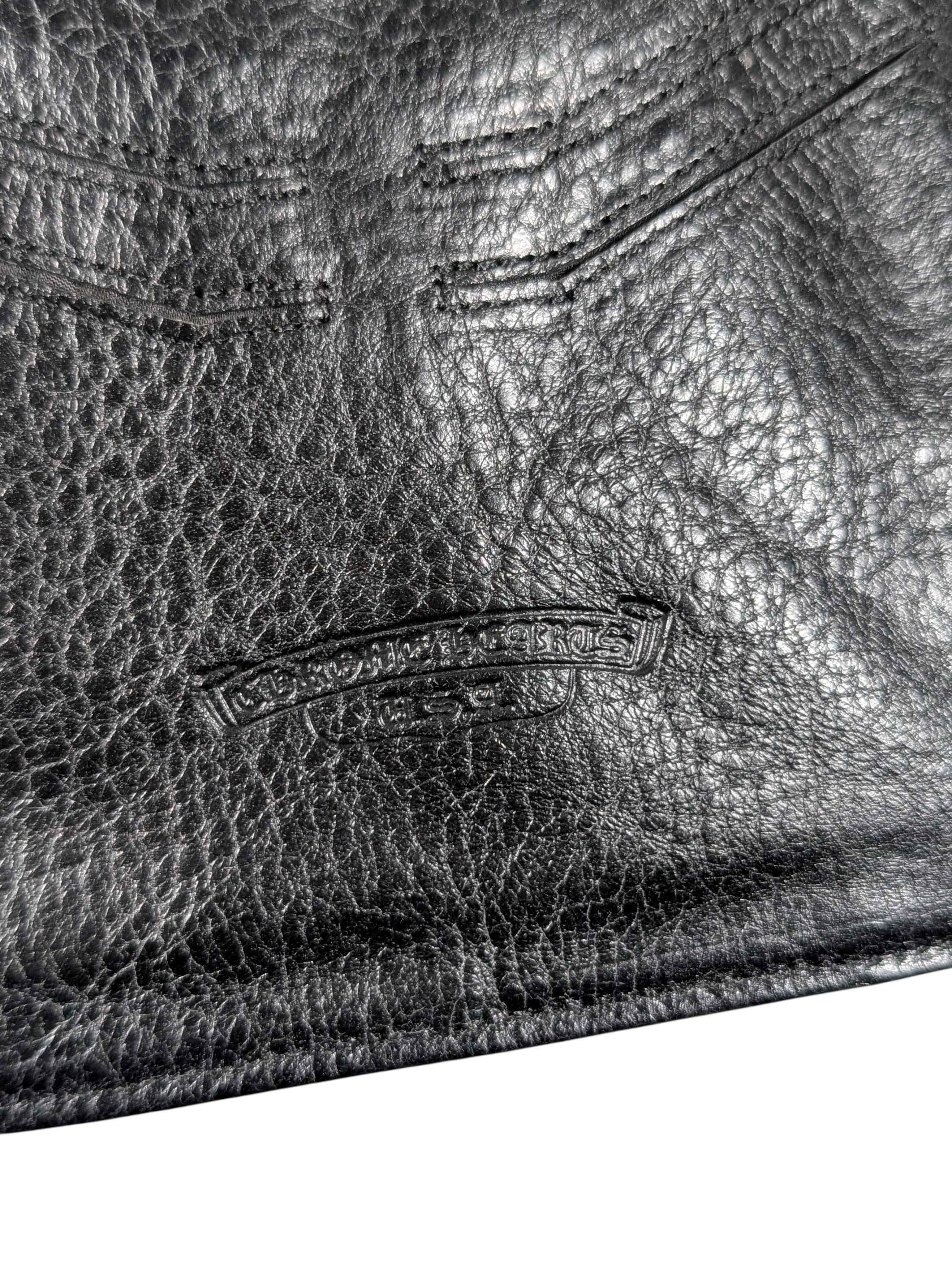 Chrome Hearts CH Bifold Fleur Snap Wallet Bifold Black Leather Size ONE SIZE - 7 Thumbnail