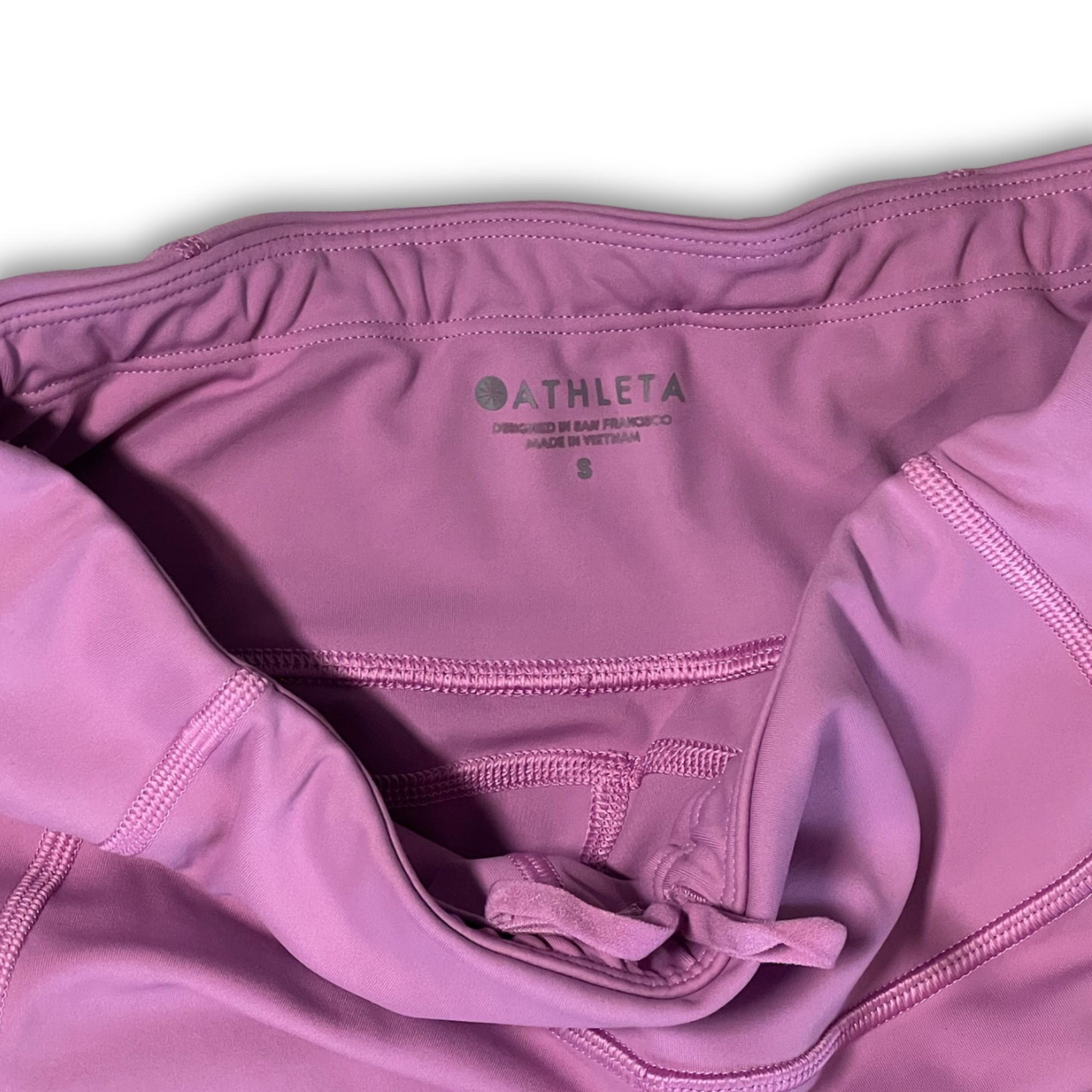 Athleta Athleta Headlands Hybrid High Rise Cargo Legging S Purple Ny Size 26" / US 2 / IT 38 - 4 Thumbnail