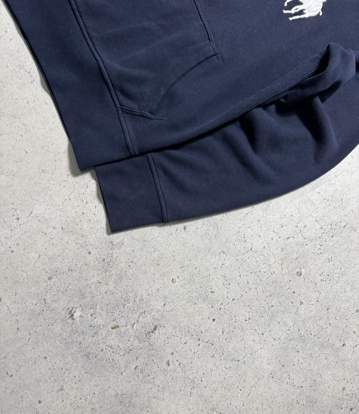 Polo Ralph Lauren Polo Ralph Lauren Big Pony #3 Vintage Hoodie Navy Size S Size US S / EU 44-46 / 1 - 3 Thumbnail