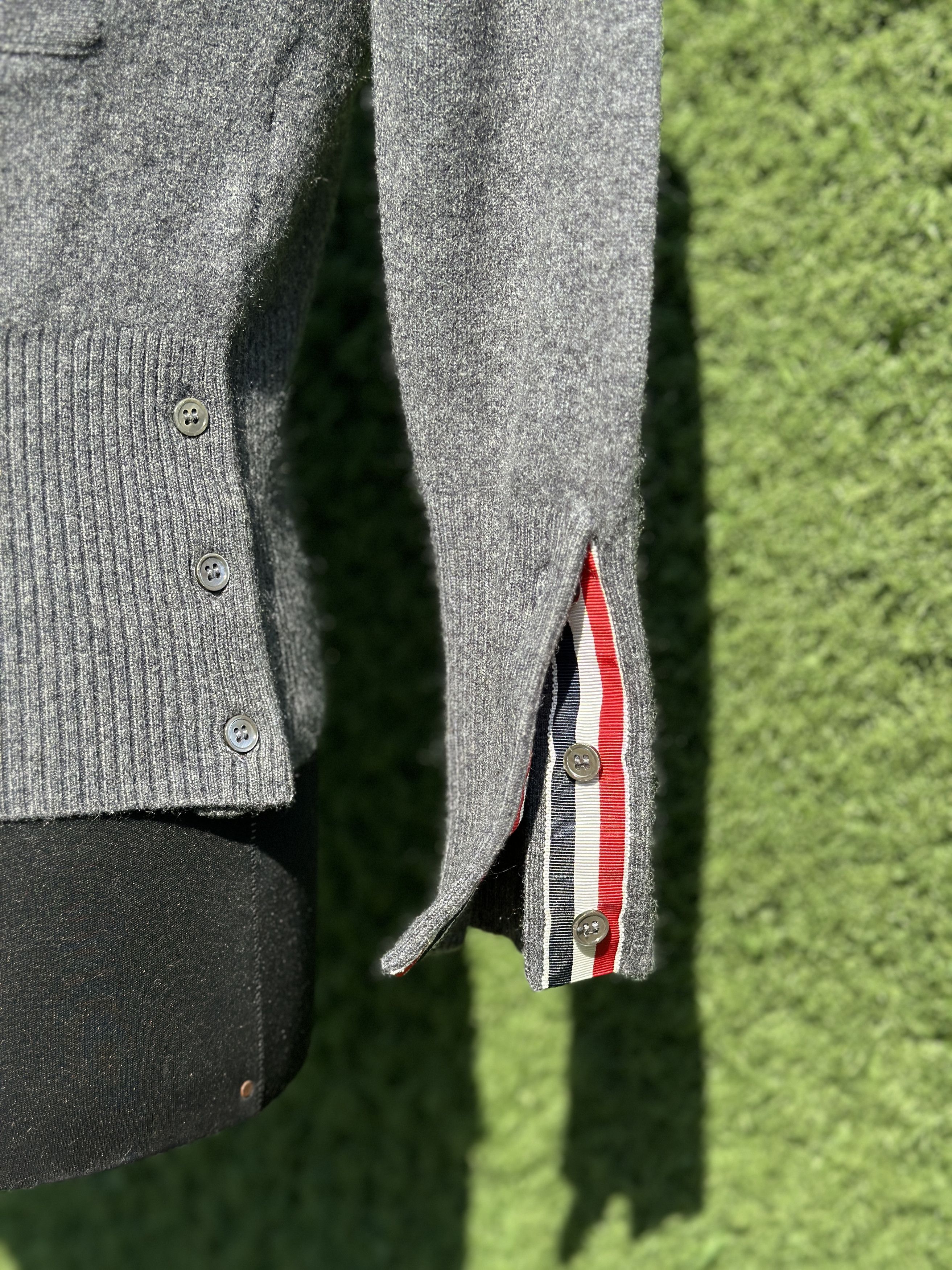 Thom Browne Thom Browne Cashmere 4-Bar Stripe Cardigan Size 2 Scotland Size US M / EU 48-50 / 2 - 19 Thumbnail
