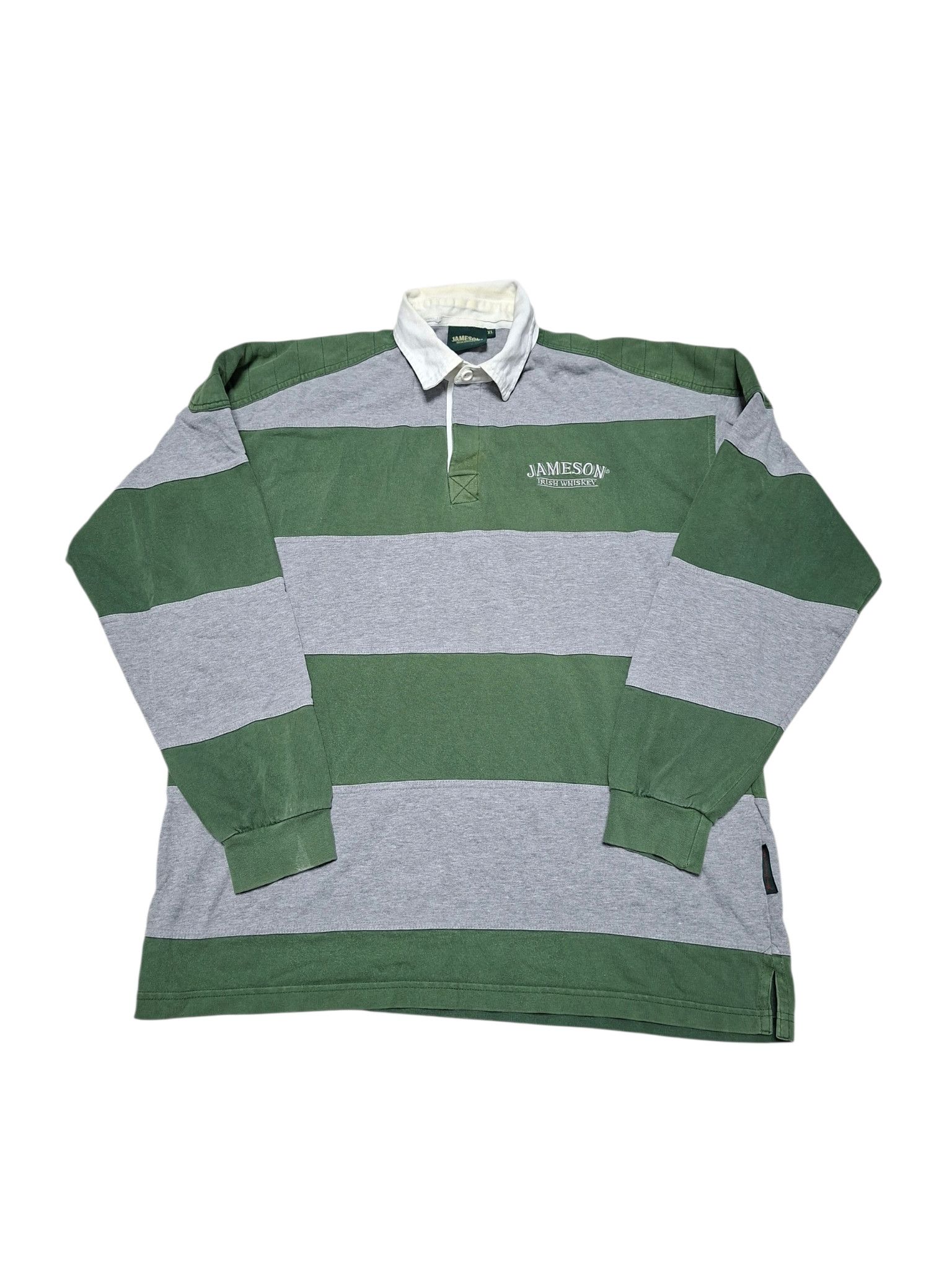 Jameson Irish Whiskey JAMESON IRISH WHISKEY VINTAGE STRIPED RUGBY SHIRT Size US XL / EU 56 / 4 - 1 Thumbnail