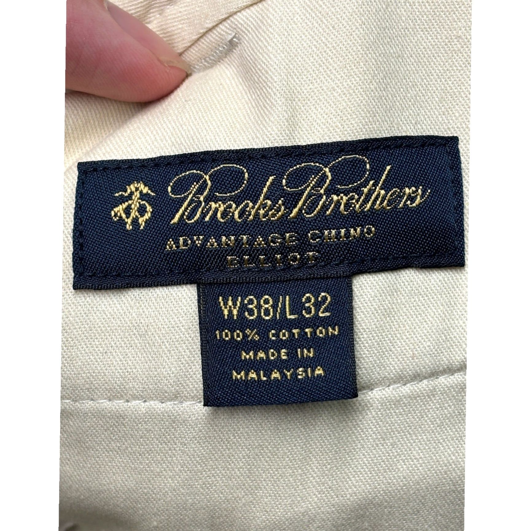 Brooks Brothers Brooks Brothers Advantage Chino Elliot Pleated Mens Khaki Pants W38 L32 Cotton Chino Pants Mens Wool? Size US 38 / EU 54 - 5 Thumbnail