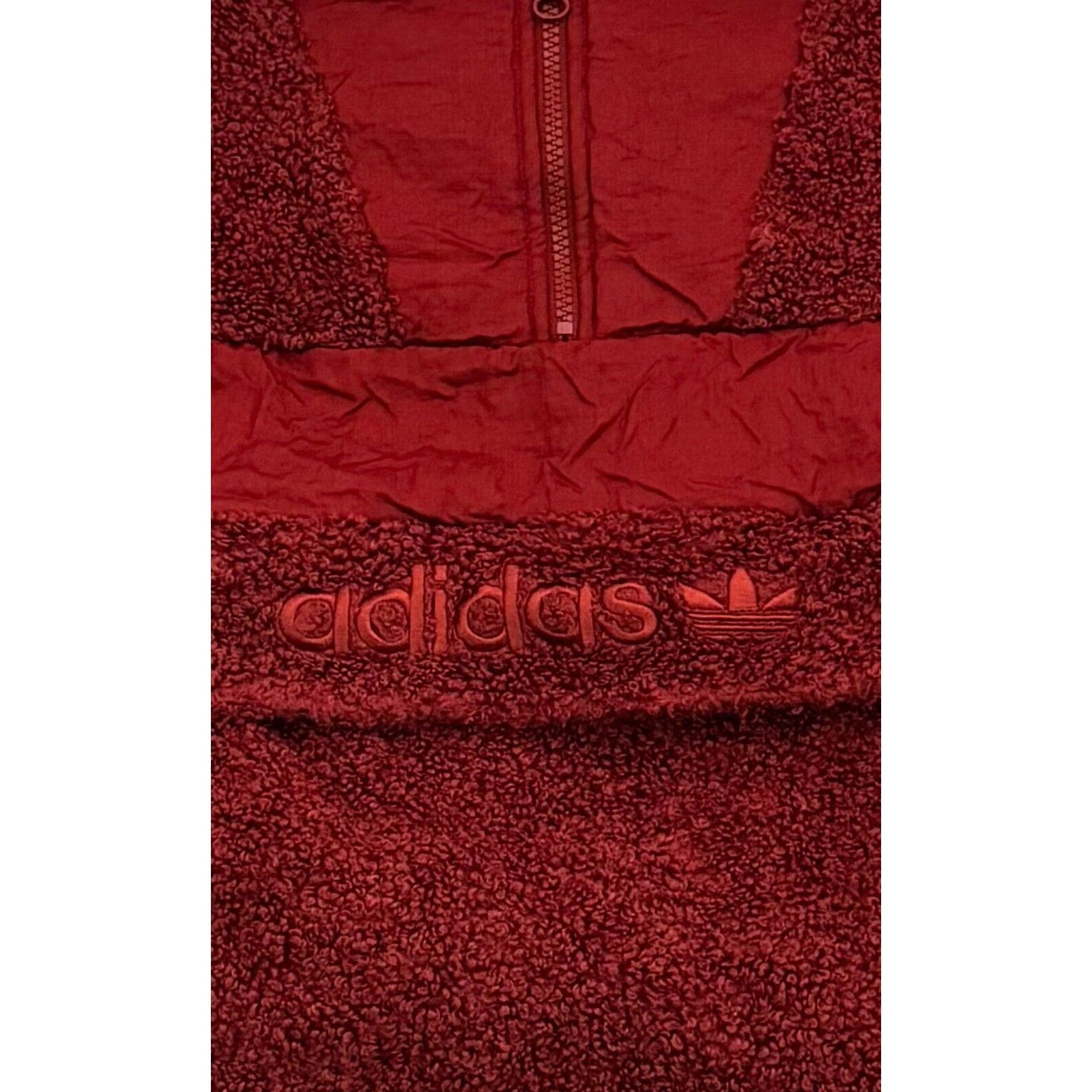 Adidas Adidas Originals Sherpa Jacket Womens Small 1/2 Zip Pocket Size S / US 4 / IT 40 - 8 Thumbnail