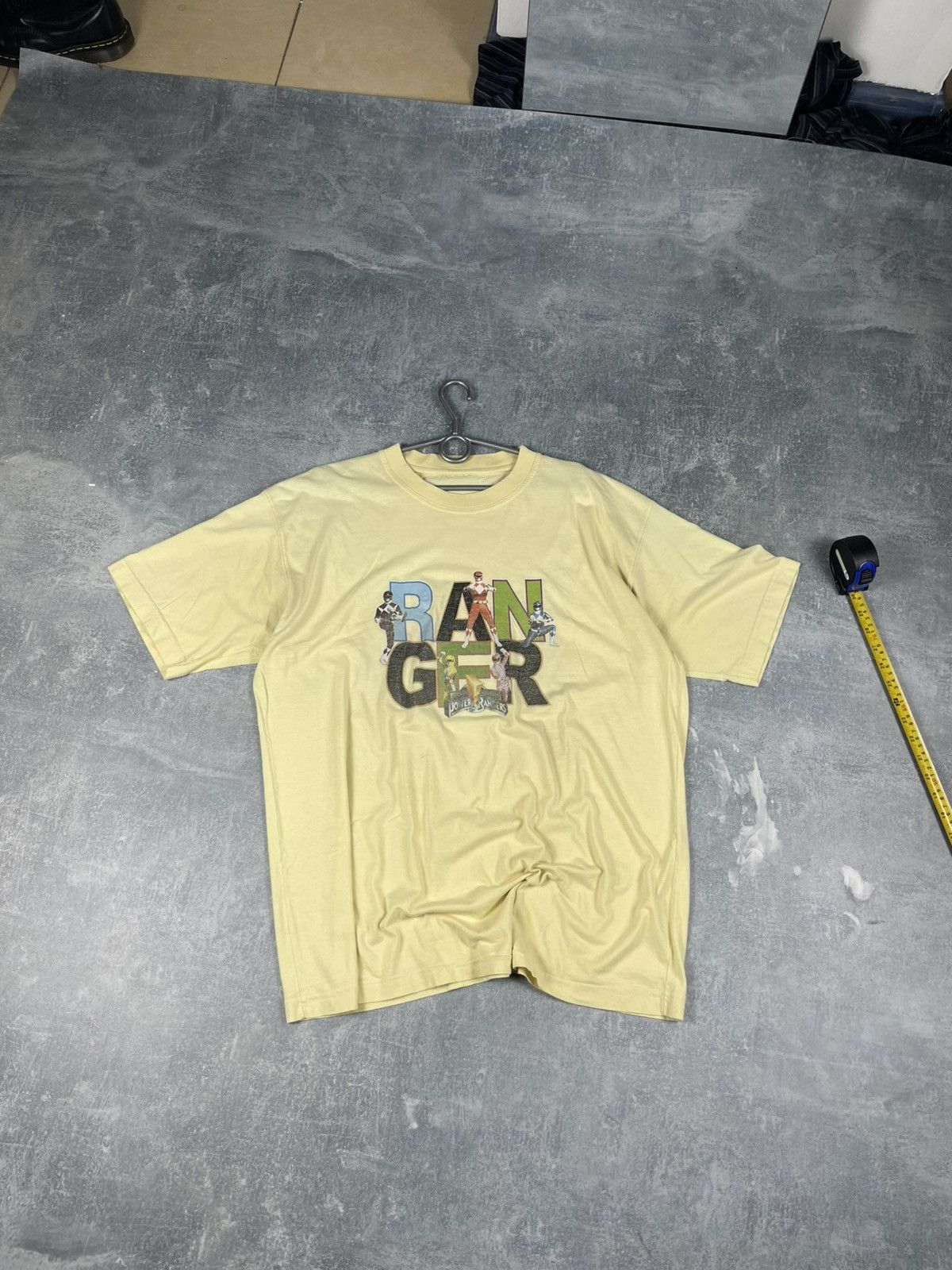 Vintage Vintage streetwear Power Rangers Ranger yellow tee Size US XL / EU 56 / 4 - 2 Thumbnail