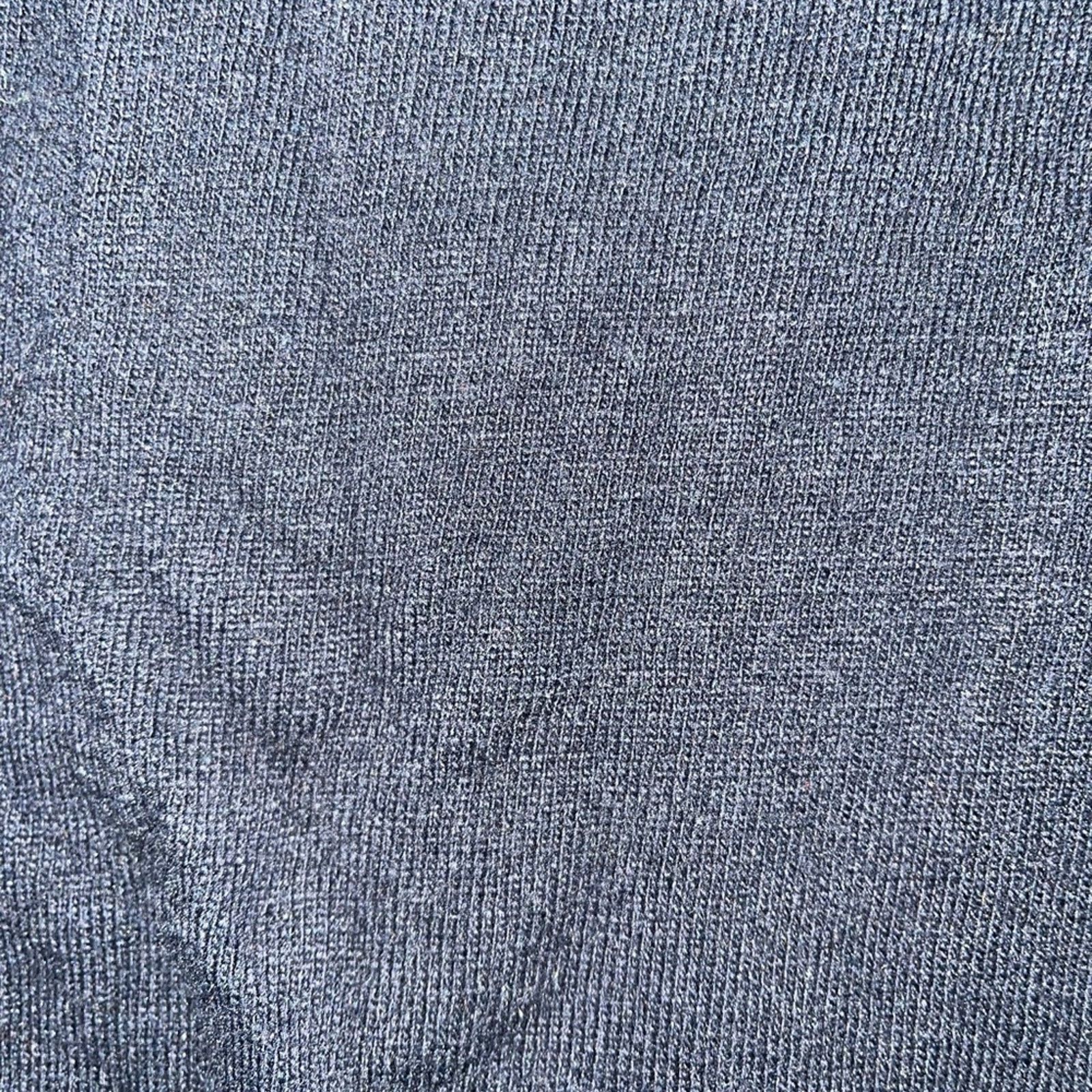 Loft LOFT Navy Wool Blend Crewneck Sweater Lightweight Knit Sz M Size M / US 6-8 / IT 42-44 - 5 Thumbnail
