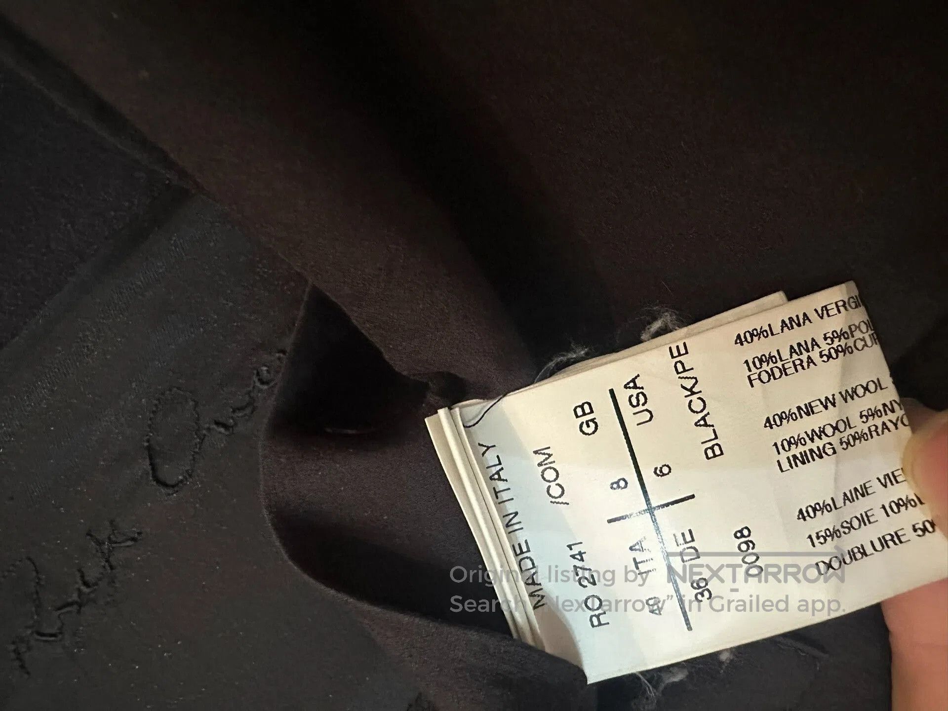 Rick Owens rick owens leather jacket fw11 size 4. Size US M / EU 48-50 / 2 - 3 Thumbnail